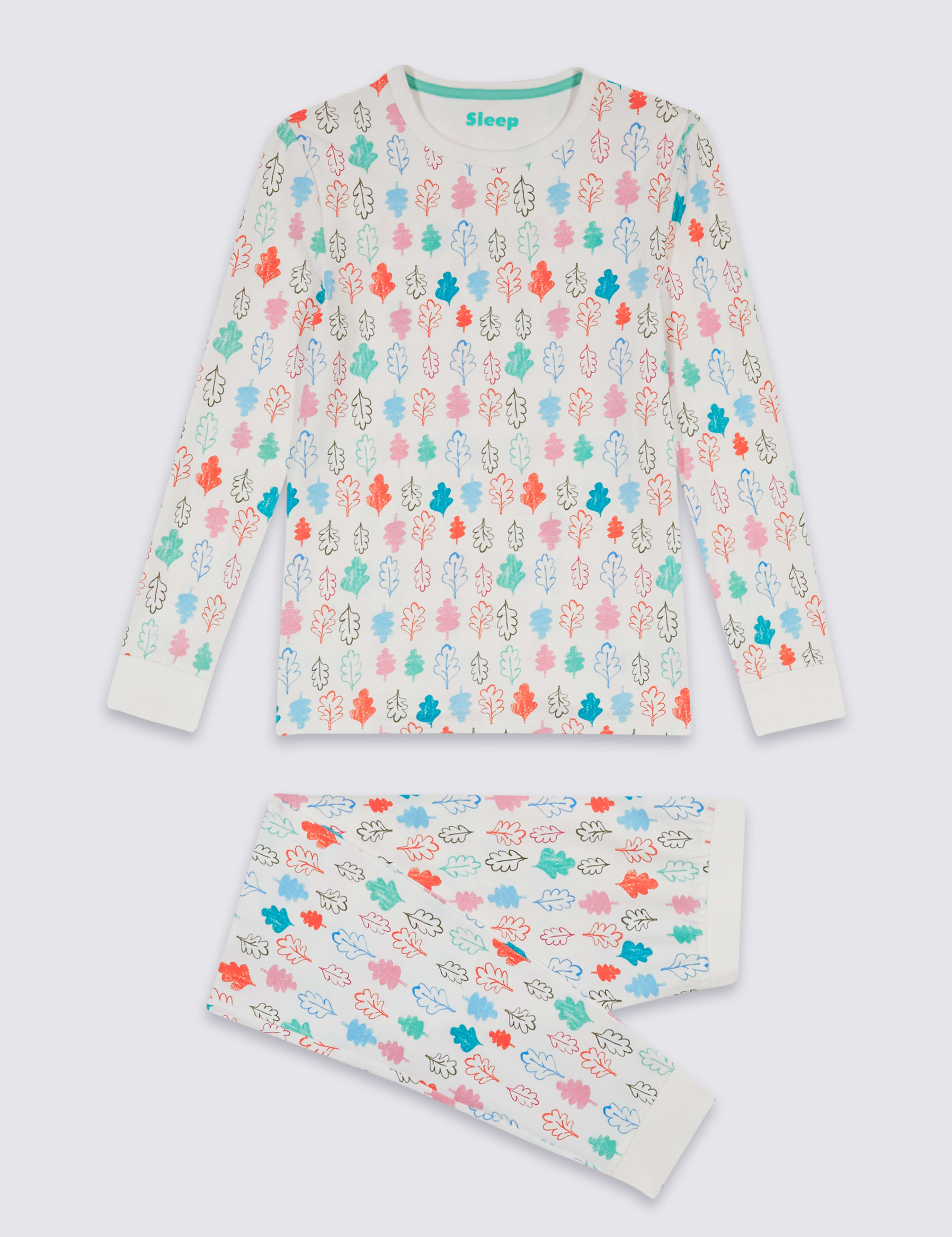 All Over Print Cotton Pyjamas with Stretch (1-16 Years) 2 of 6