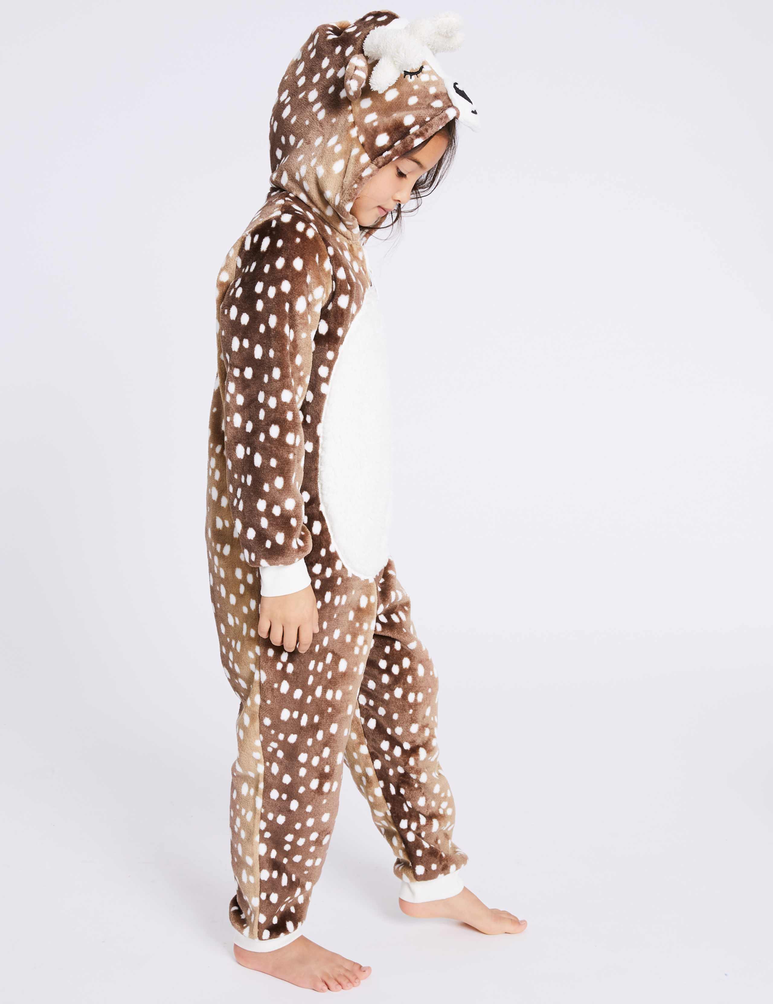 Deer Hooded Onesie (1-16 Years) 2 of 5