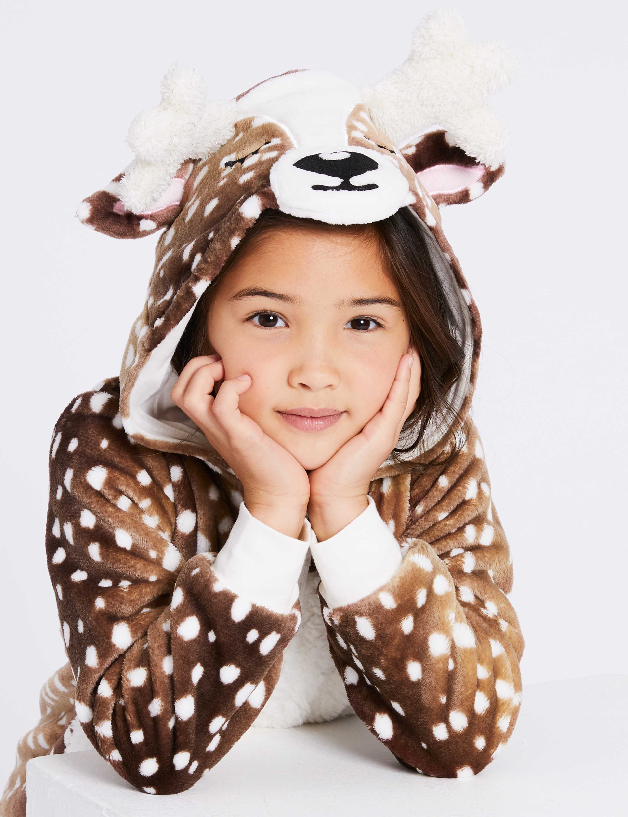 Deer Hooded Onesie (1-16 Years) 5 of 5