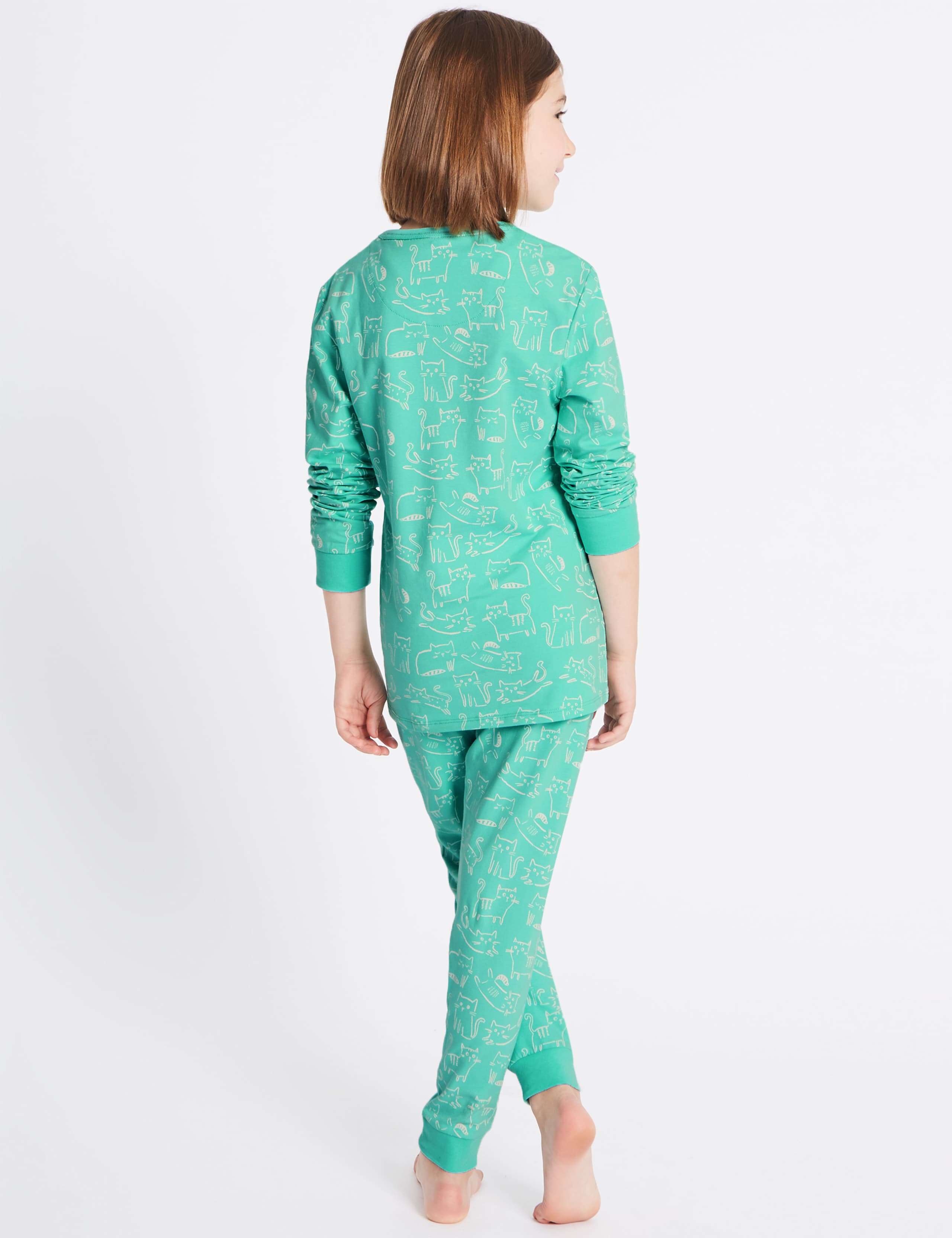 All Over Print Cotton Pyjamas with Stretch (1-16 Years) 3 of 6