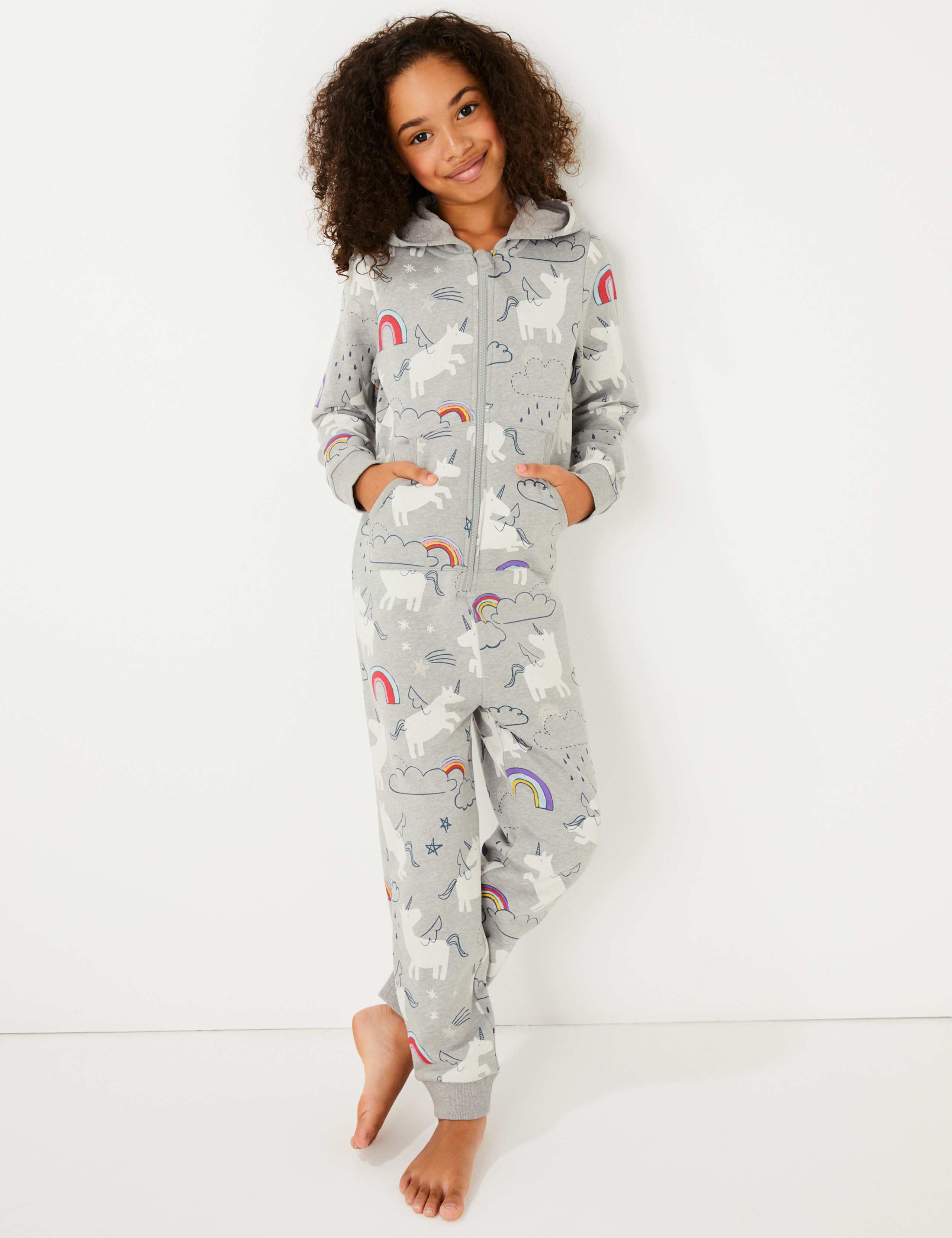 Unicorn Print Onesie (1-16 Years) 1 of 5