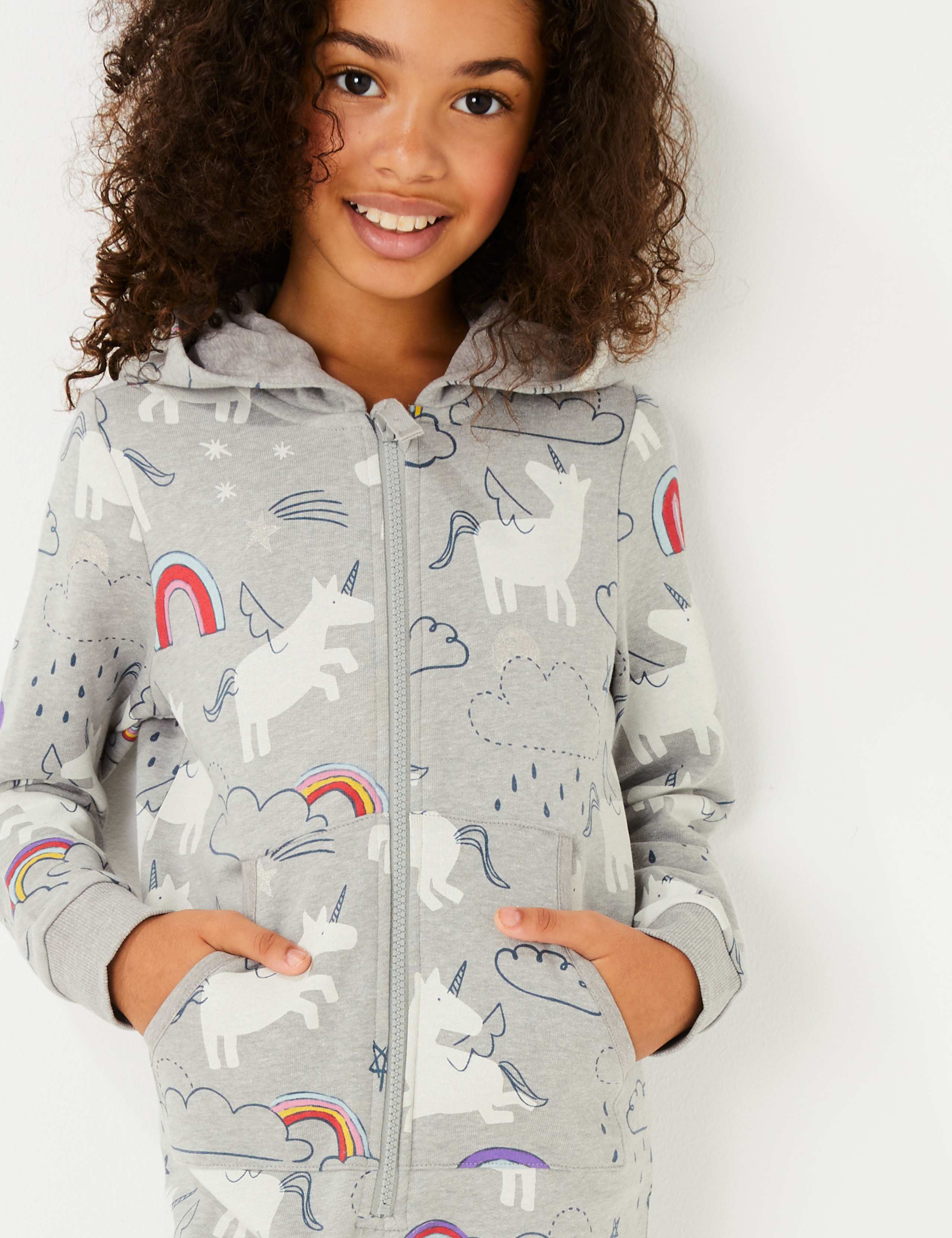 Unicorn Print Onesie (1-16 Years) 3 of 5