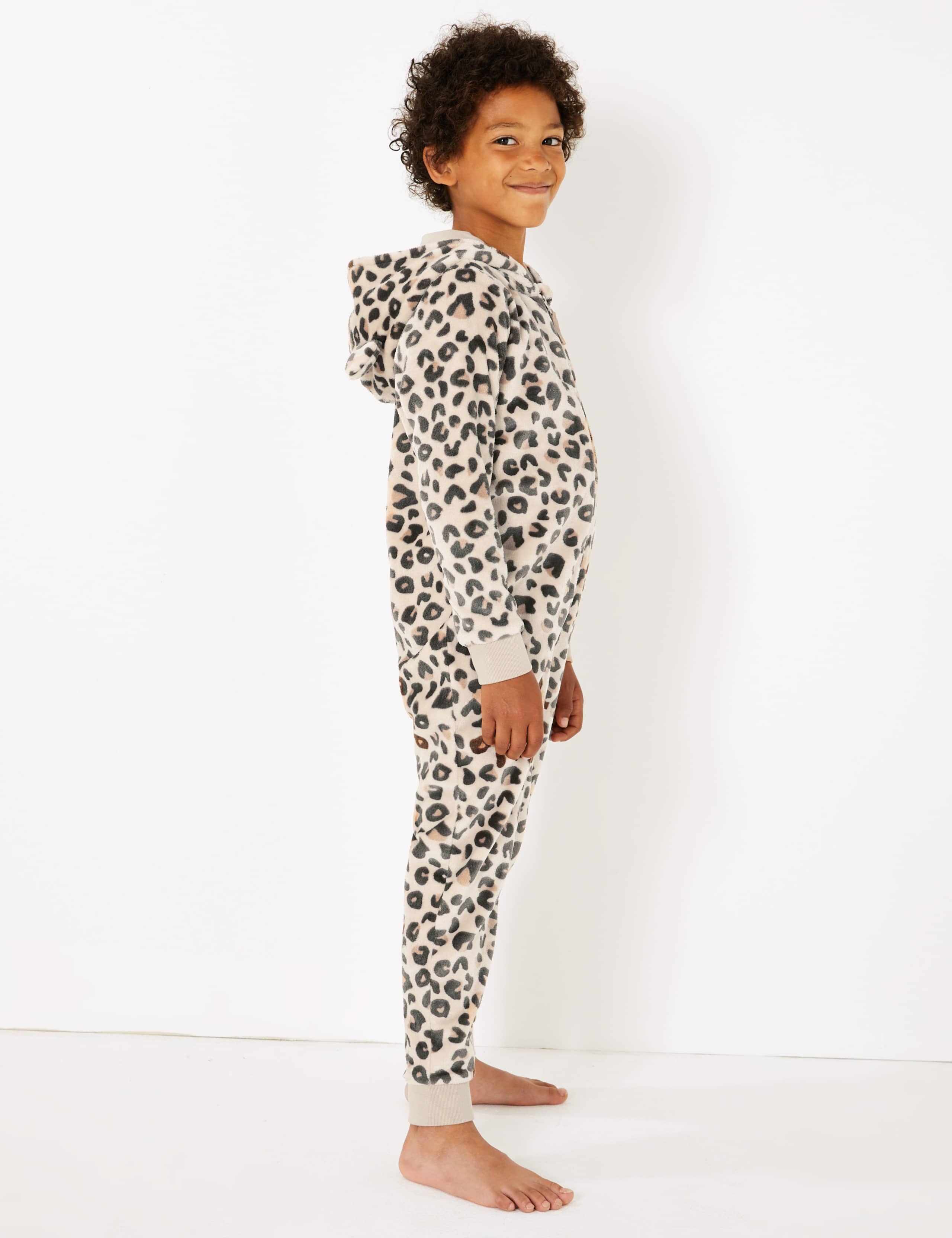 Fleece Leopard Onesie (1-16 Years) 5 of 6