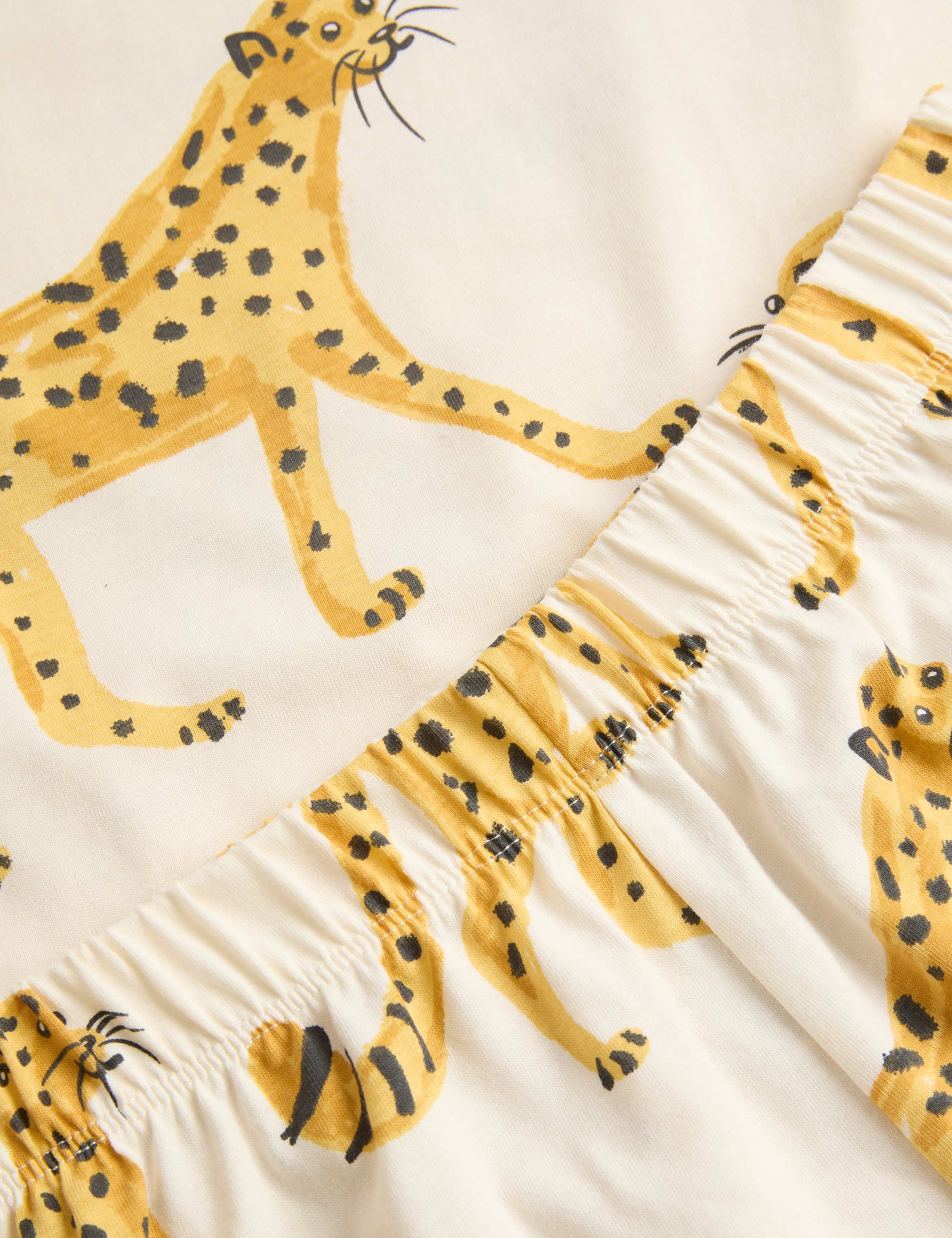 Pure Cotton Leopard Pyjamas (1-16 Yrs) 2 of 2