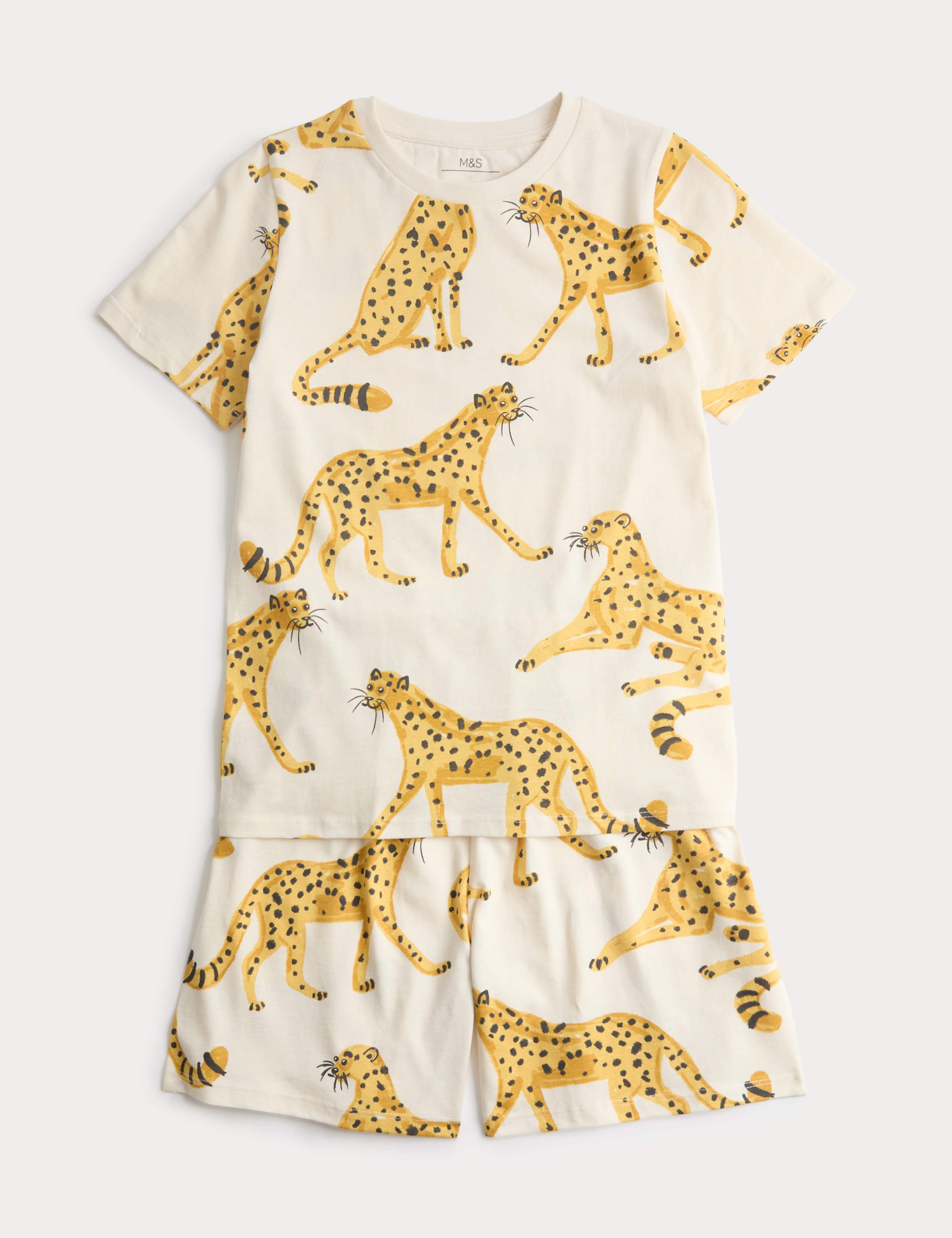 Pure Cotton Leopard Pyjamas (1-16 Yrs) 1 of 2