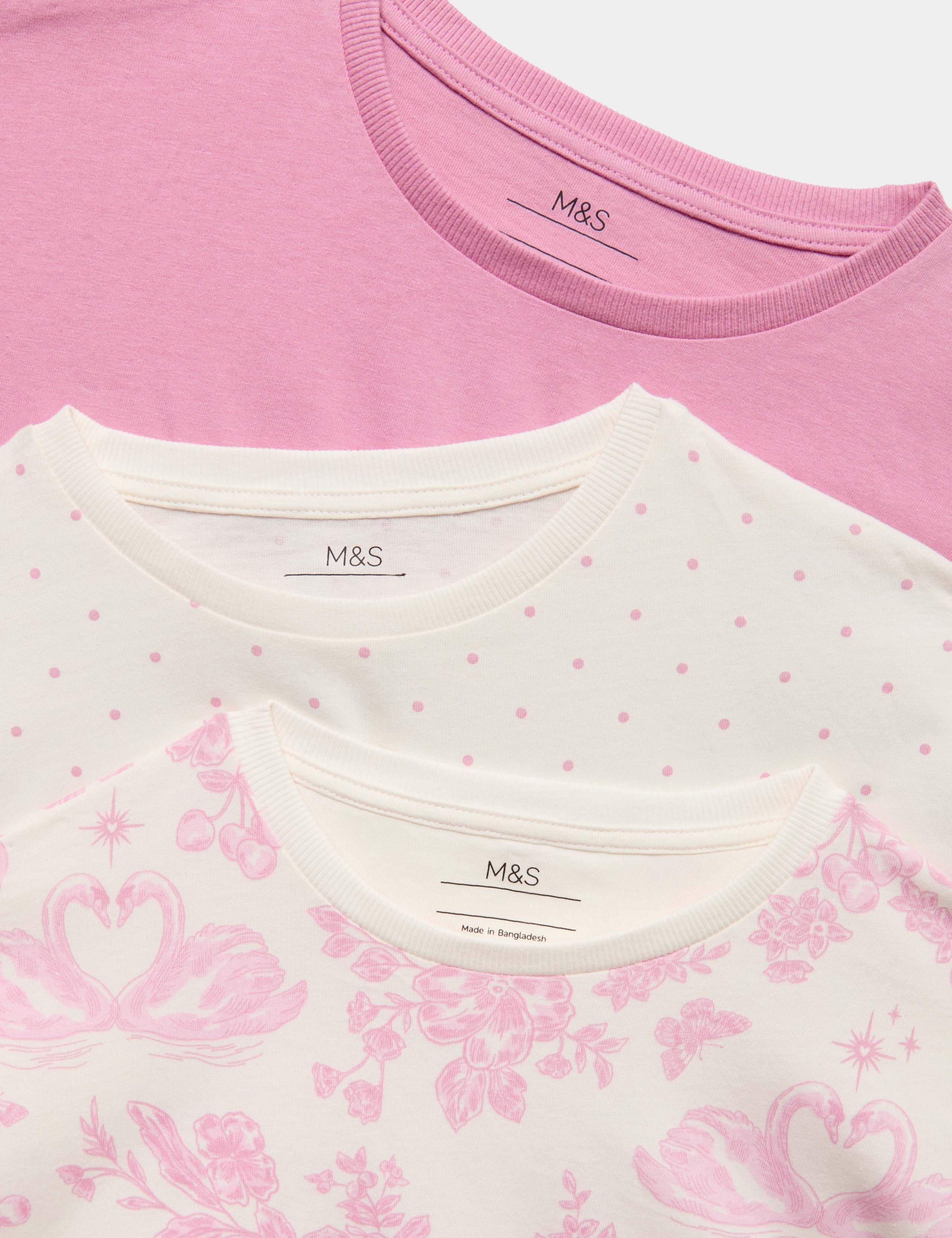 3 Pack Floral Graphic Pyjama Sets (1-16 Yrs) 2 of 3