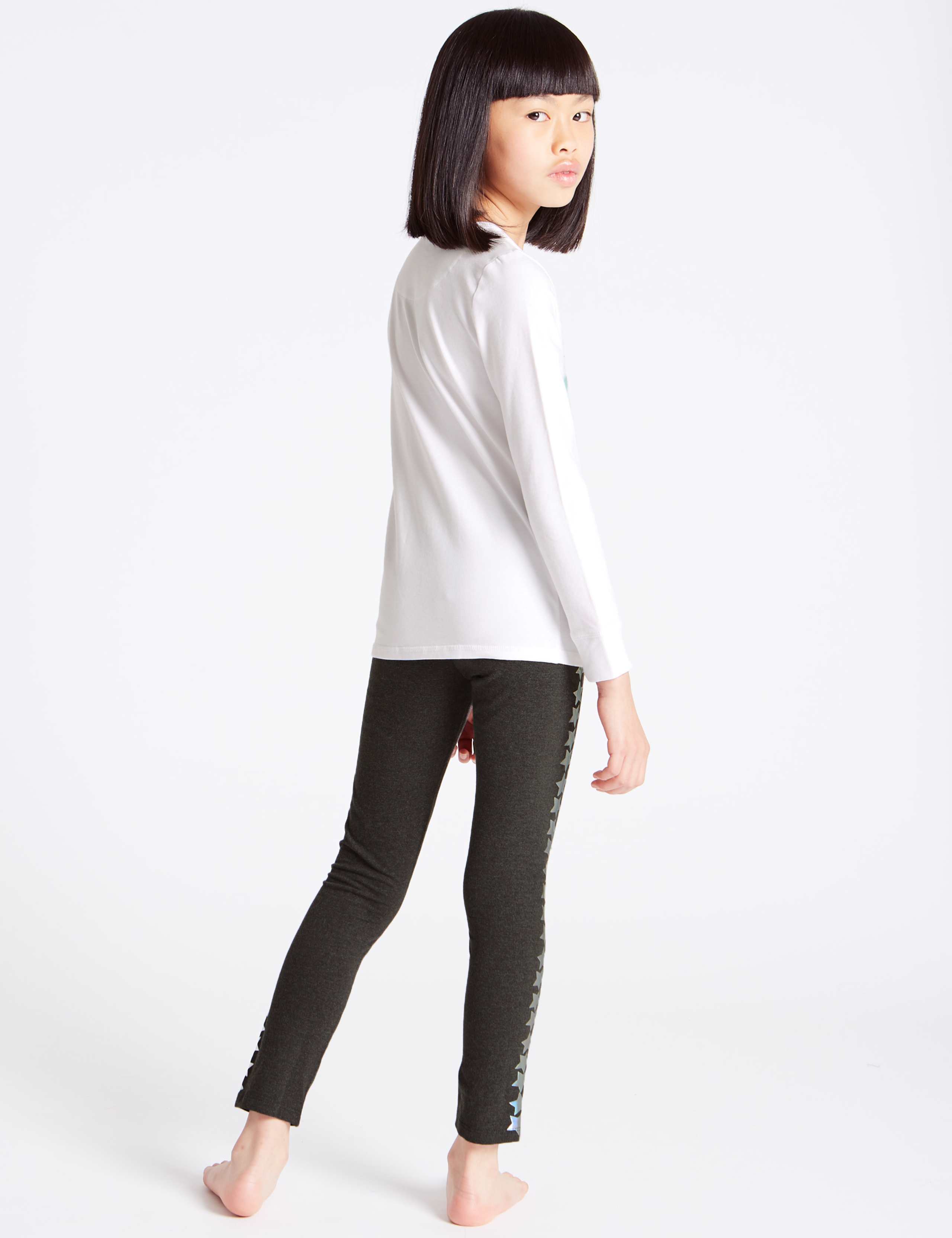 Cotton Rich Polar Bear Print Pyjamas (3-16 Years) 3 of 4