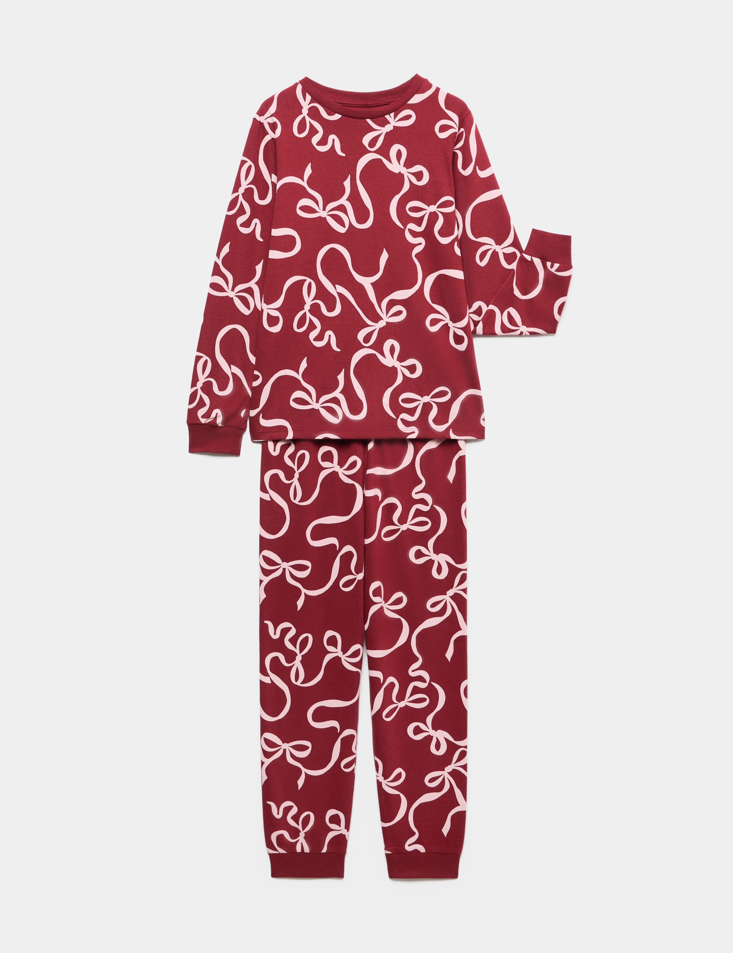 Pure Cotton Patterned Pyjama Set (1-16 Yrs) 1 of 1
