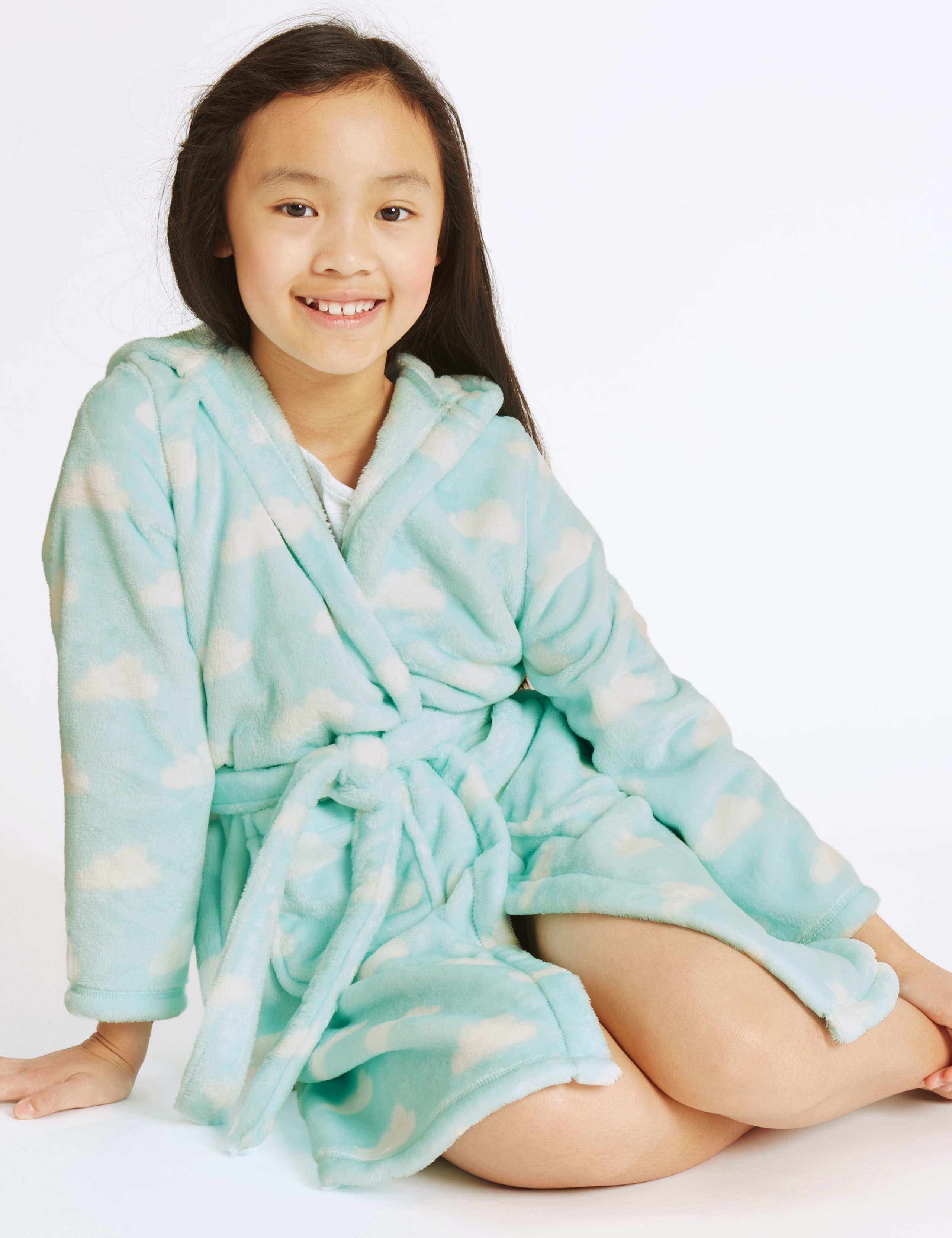 Cloud Print Dressing Gown (1-16 Years) 1 of 5
