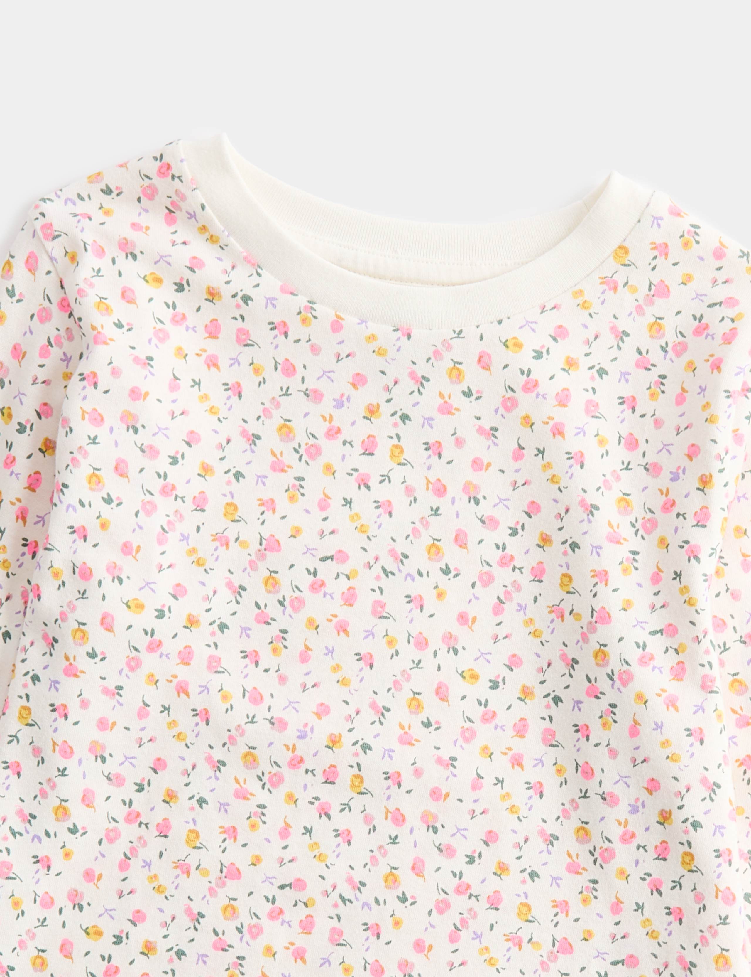 Pure Cotton Ditsy Floral Pyjamas (1-16 Yrs) 2 of 3