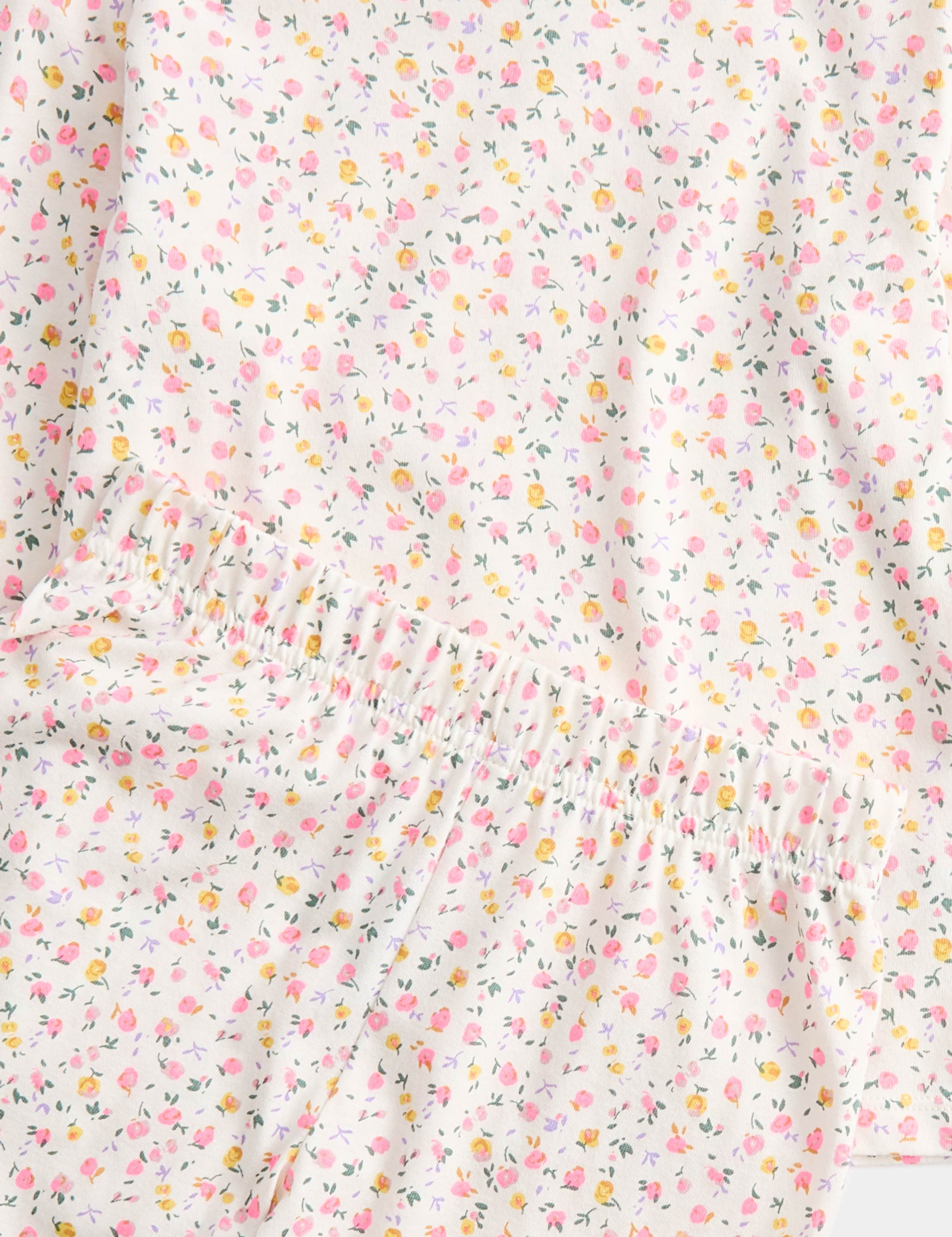 Pure Cotton Ditsy Floral Pyjamas (1-16 Yrs) 3 of 3