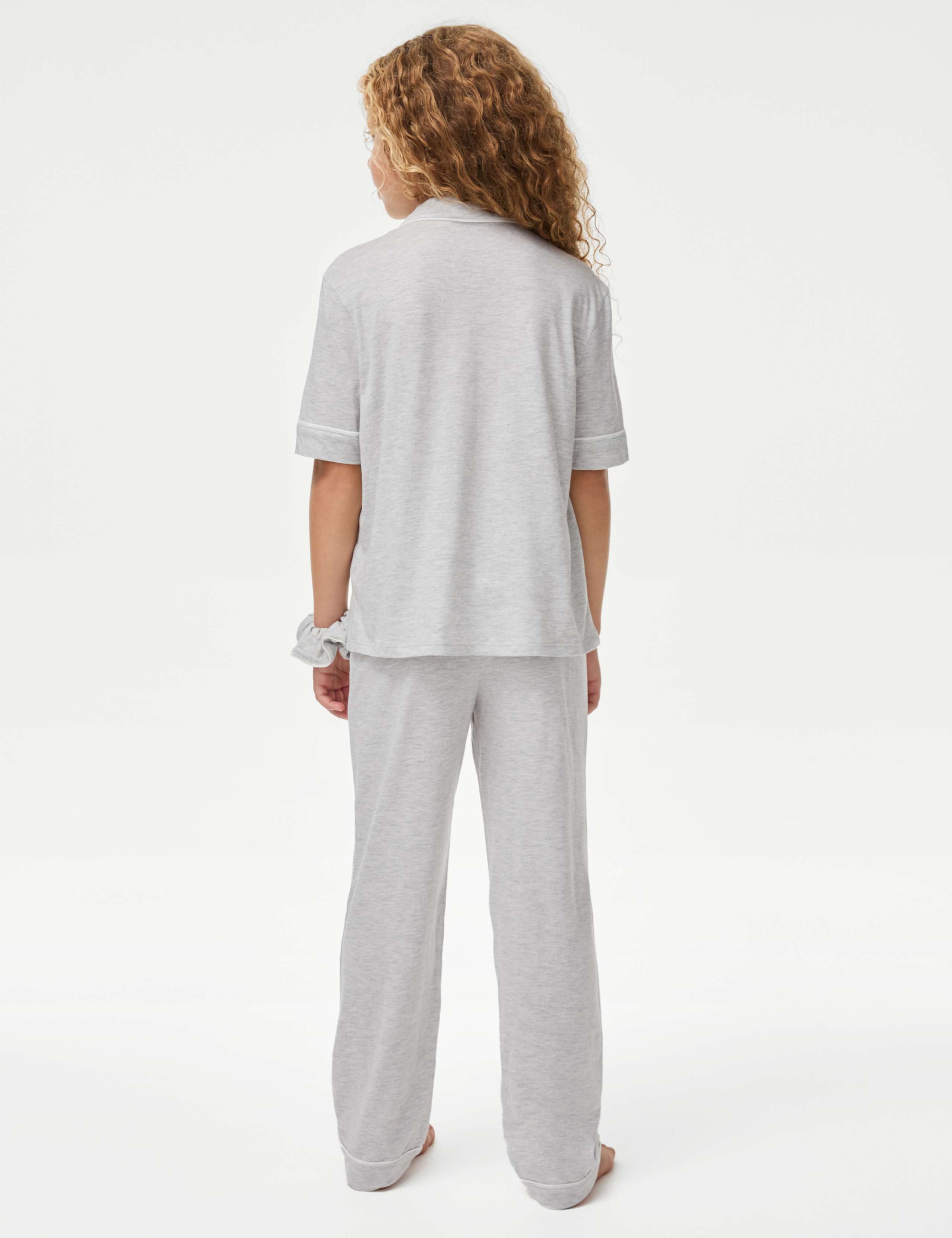 Modal Blend Pyjamas with Scrunchie (3-16 Yrs) 3 of 5