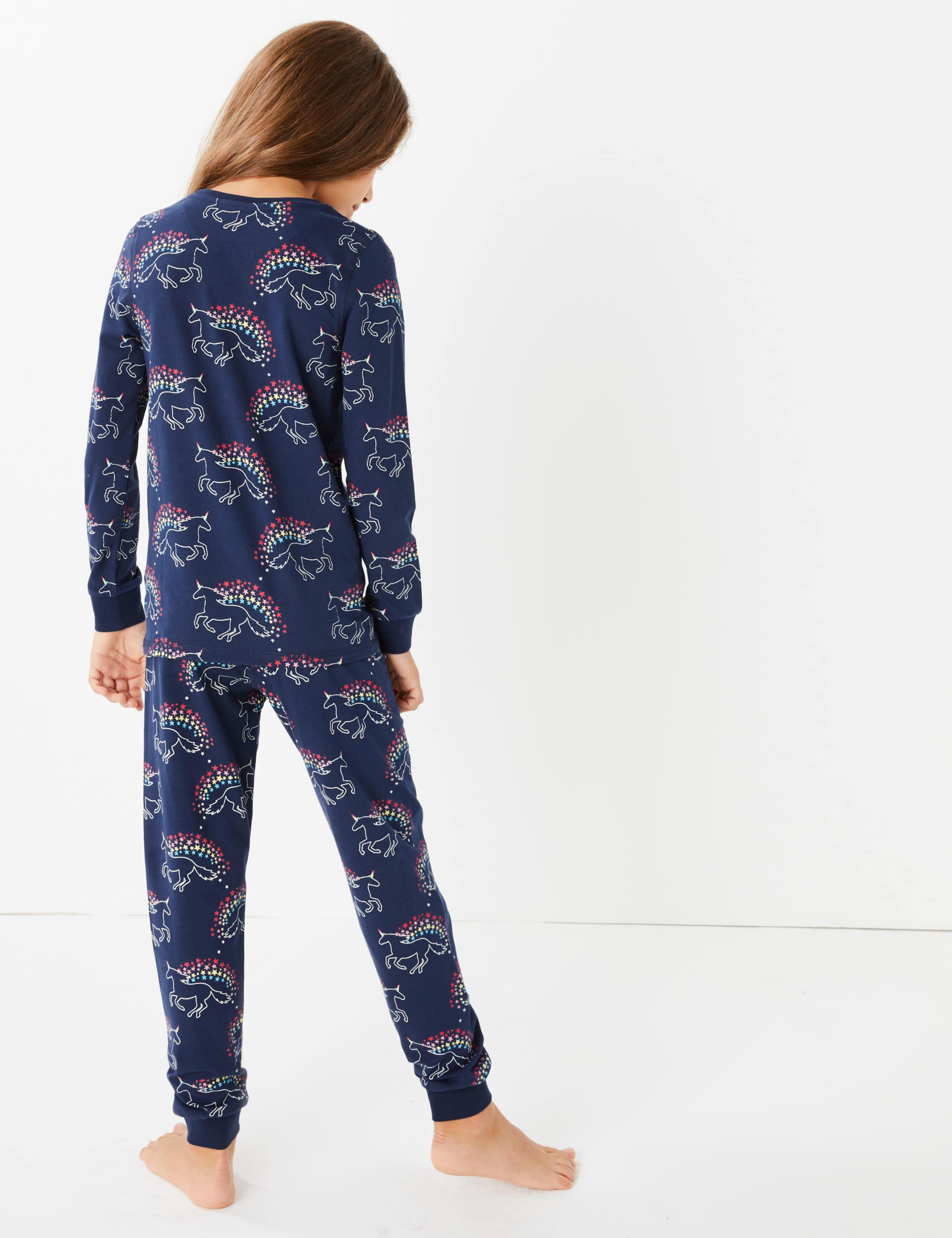 Unicorn Print Pyjama Set (3-16 Years) 3 of 4