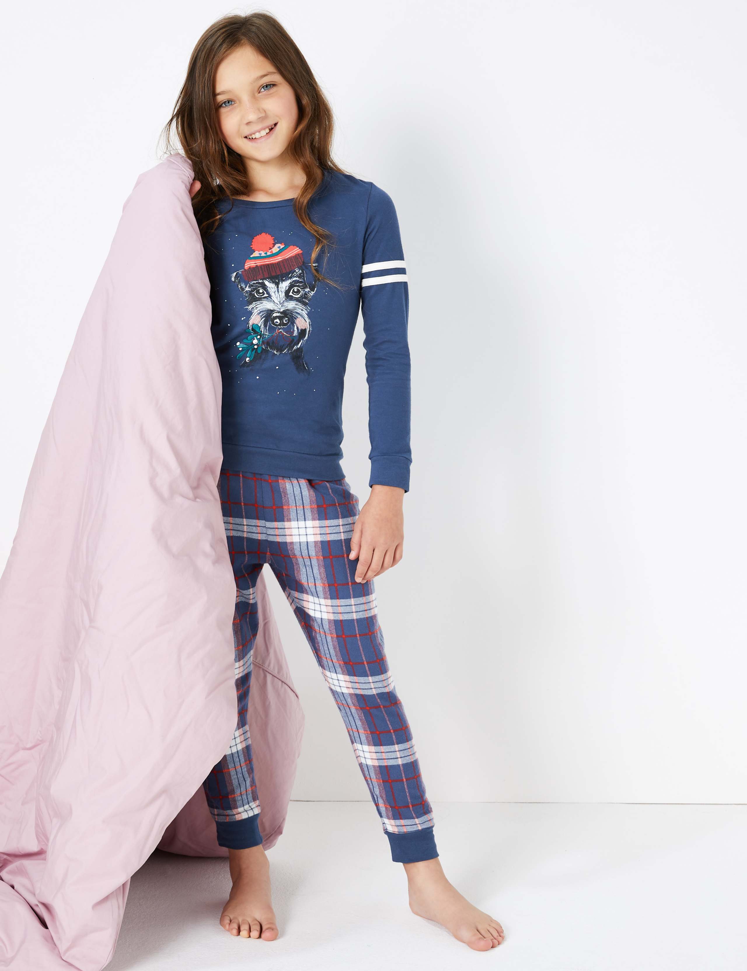 Christmas Dog Pyjama Set (3-16 Years) 1 of 4