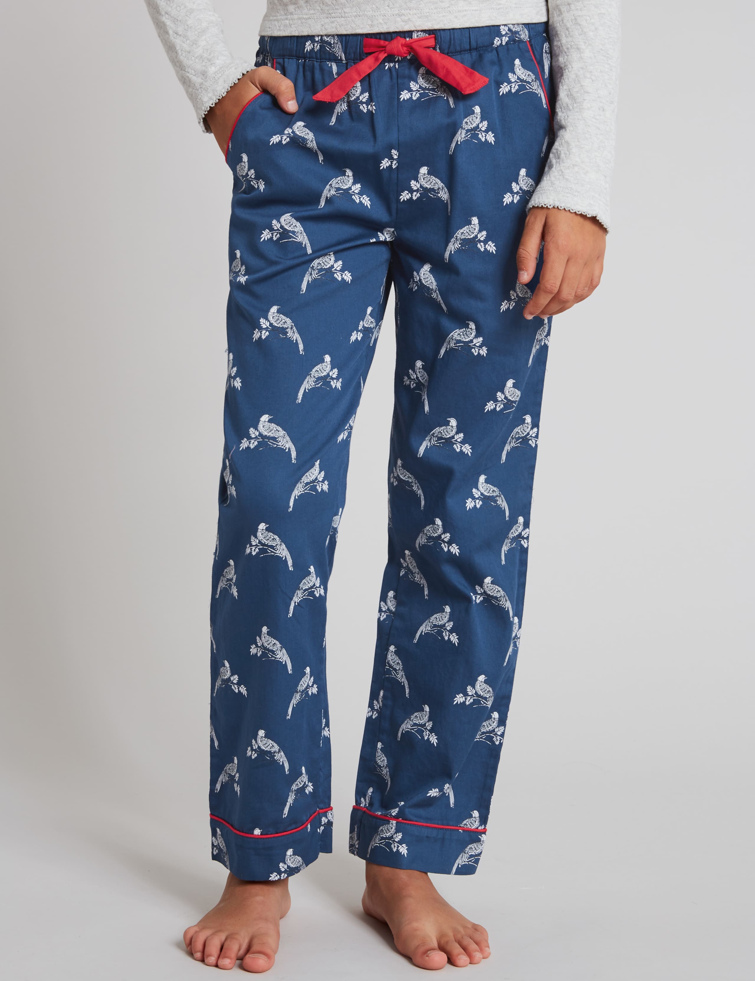 Pure Cotton Bird Print Pyjamas (1-16 Years) 4 of 4
