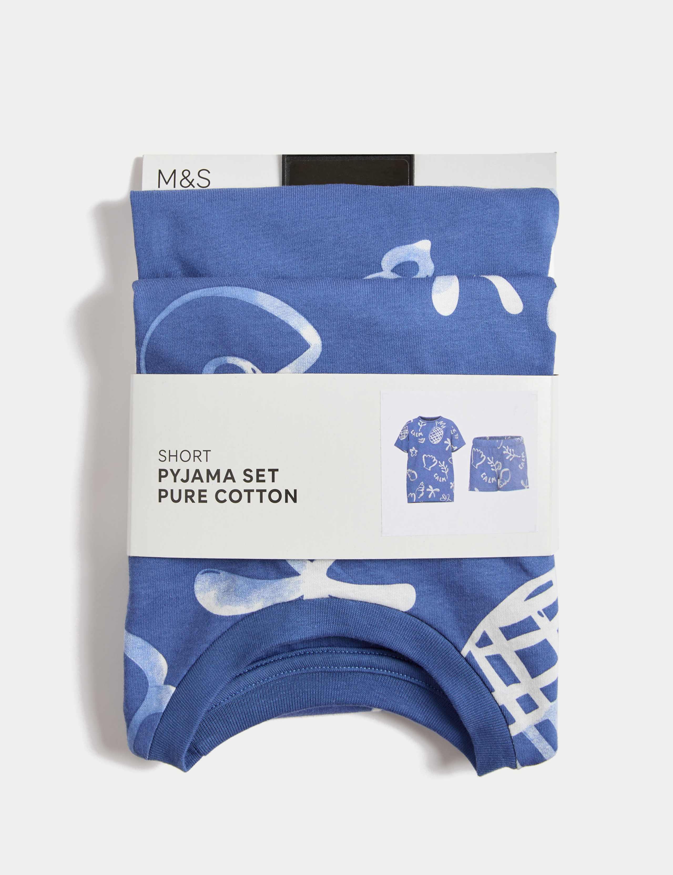 Kids’ Pure Cotton Seaside Short Pyjamas (1-16 Yrs) 2 of 2