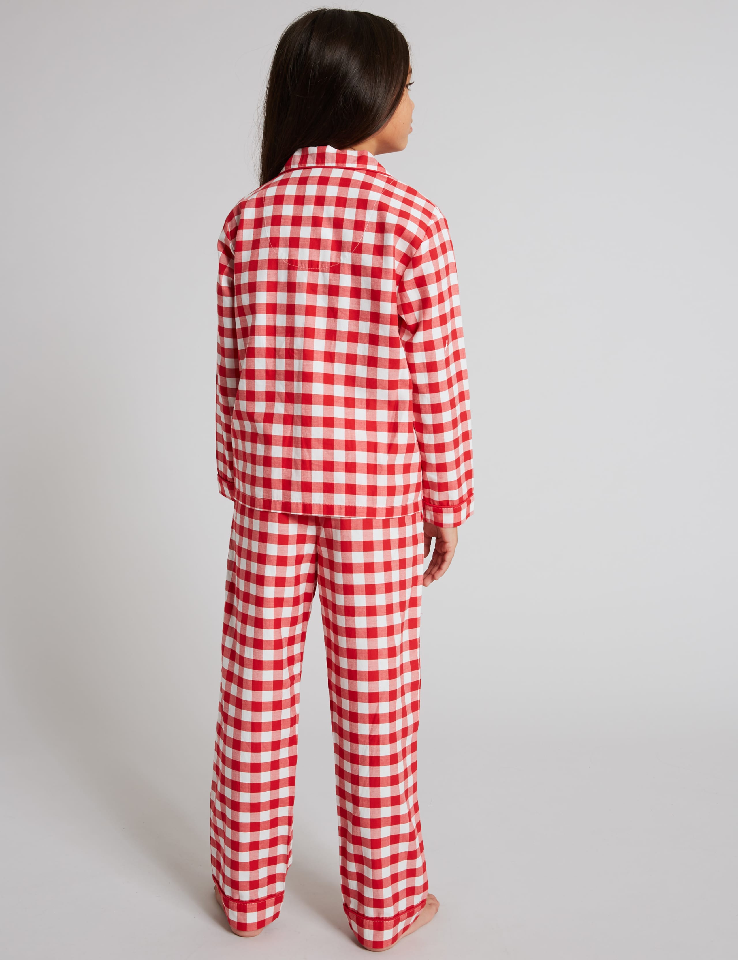 Pure Cotton Checked Pyjamas (1-16 Years) 3 of 4