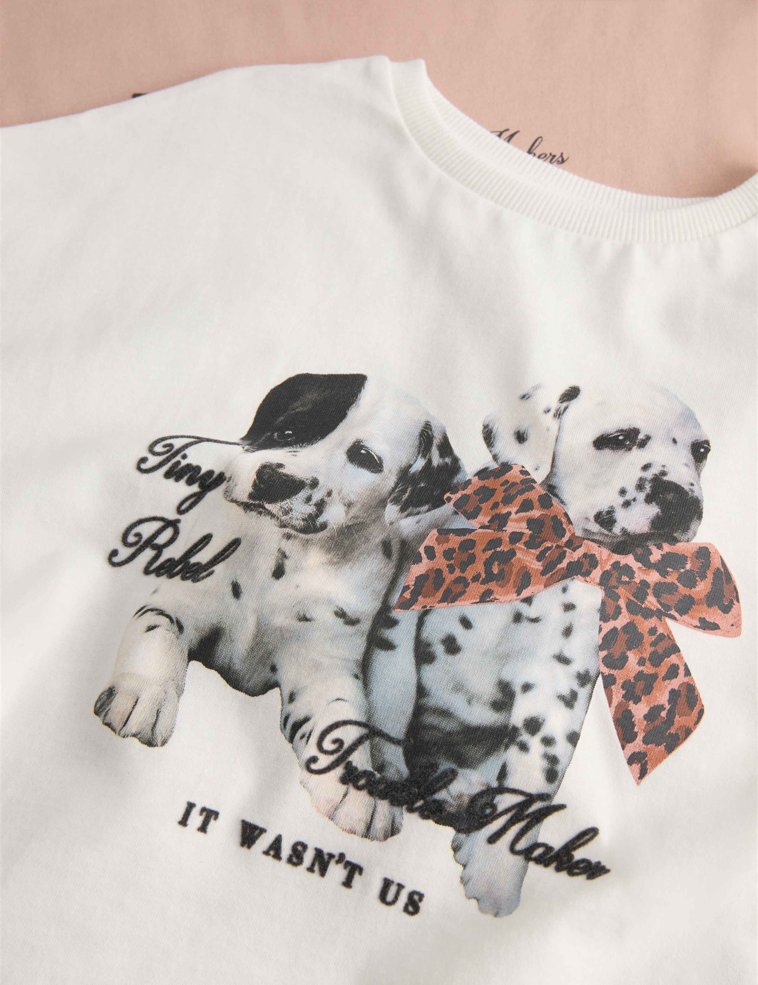 2pk Pure Cotton Dog Pyjama Sets 2 of 2