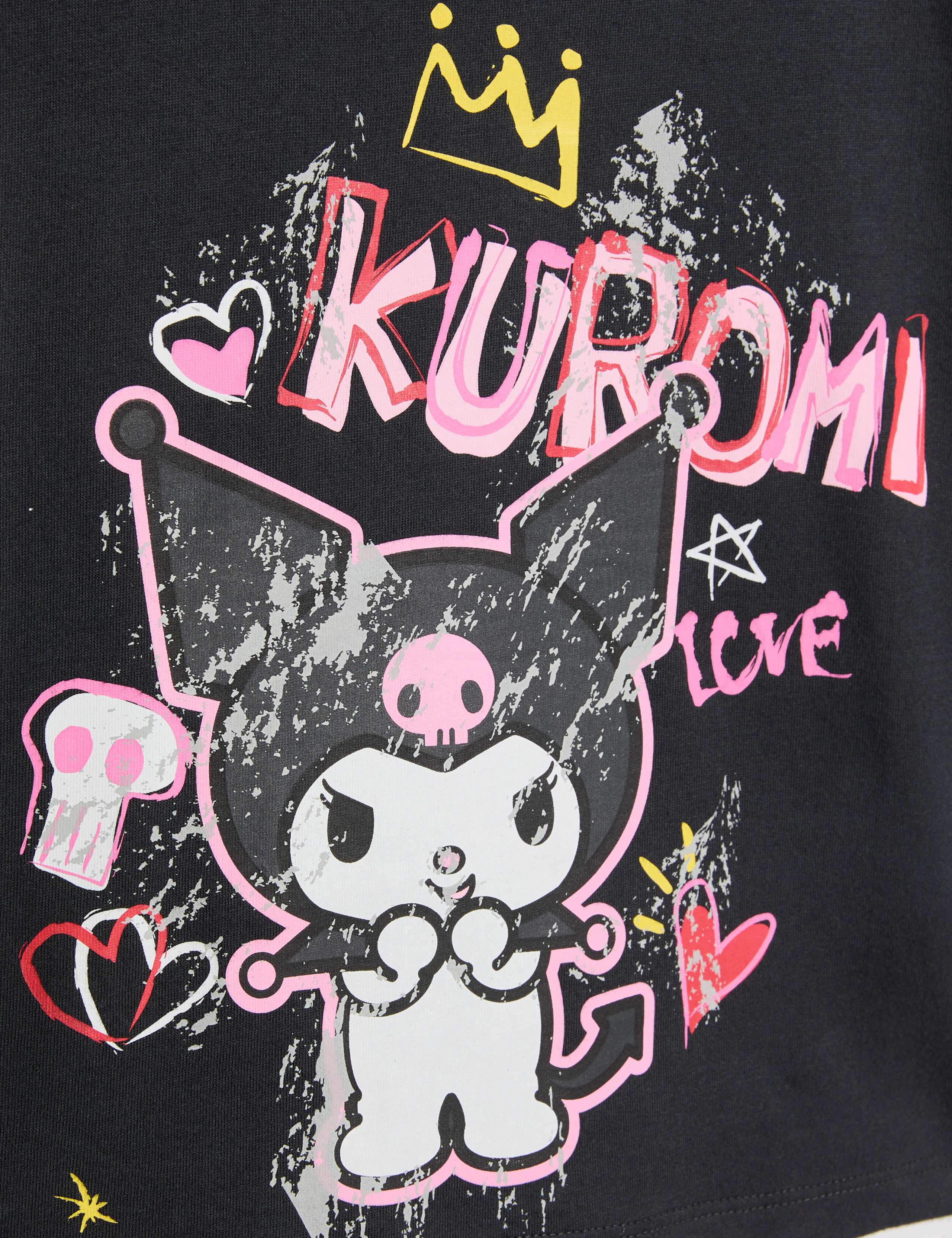 Pure Cotton Kuromi™ Pyjamas (3-16 Yrs) 2 of 2