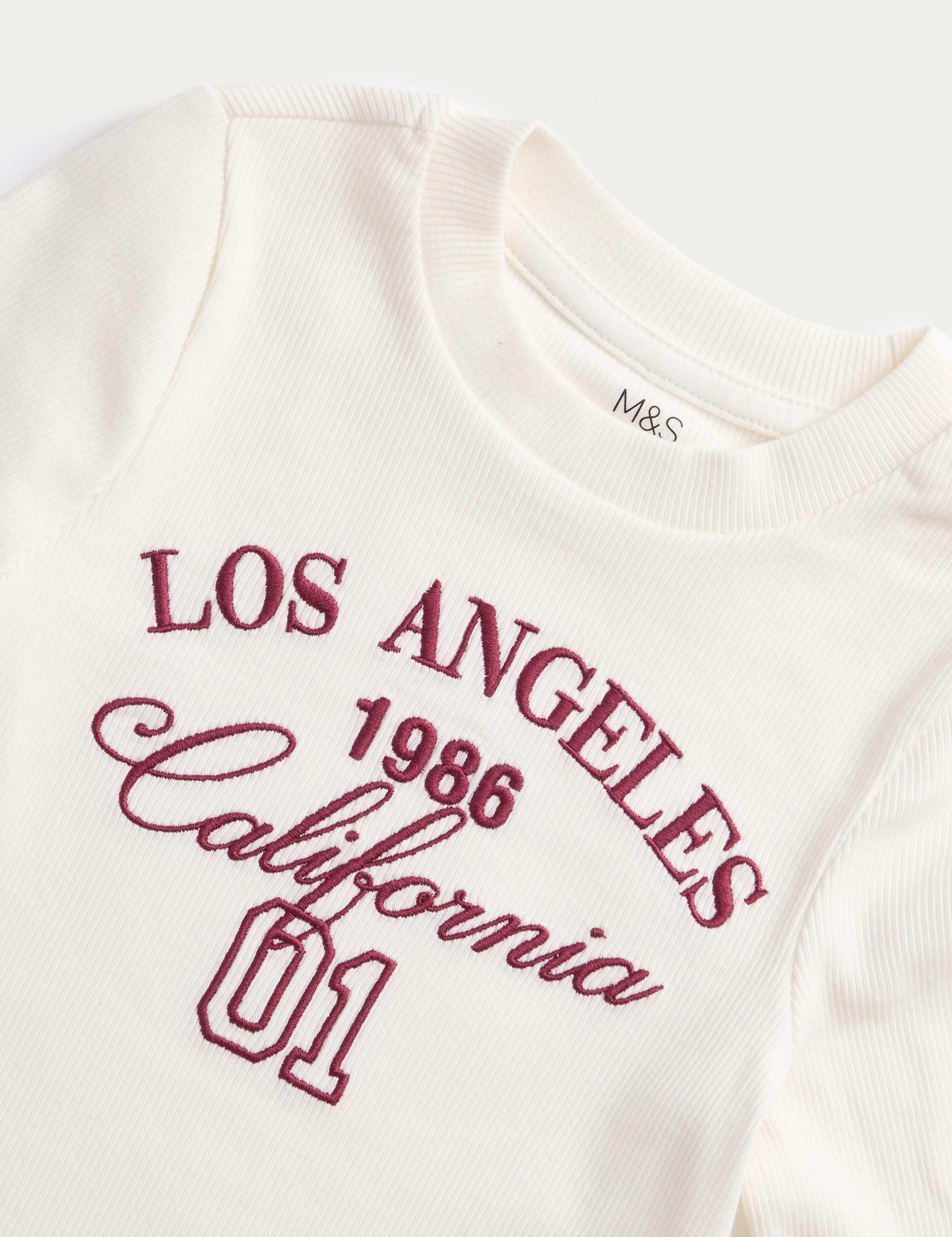 Cotton Rich Velour Graphic Pyjamas (1-16 Yrs) 3 of 3