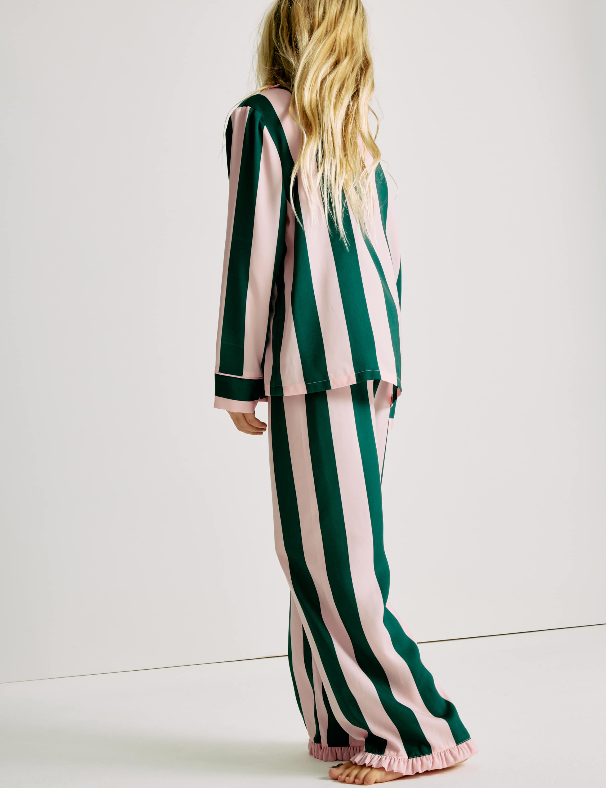 Satin Striped Pyjamas (3-16 Yrs) 5 of 6