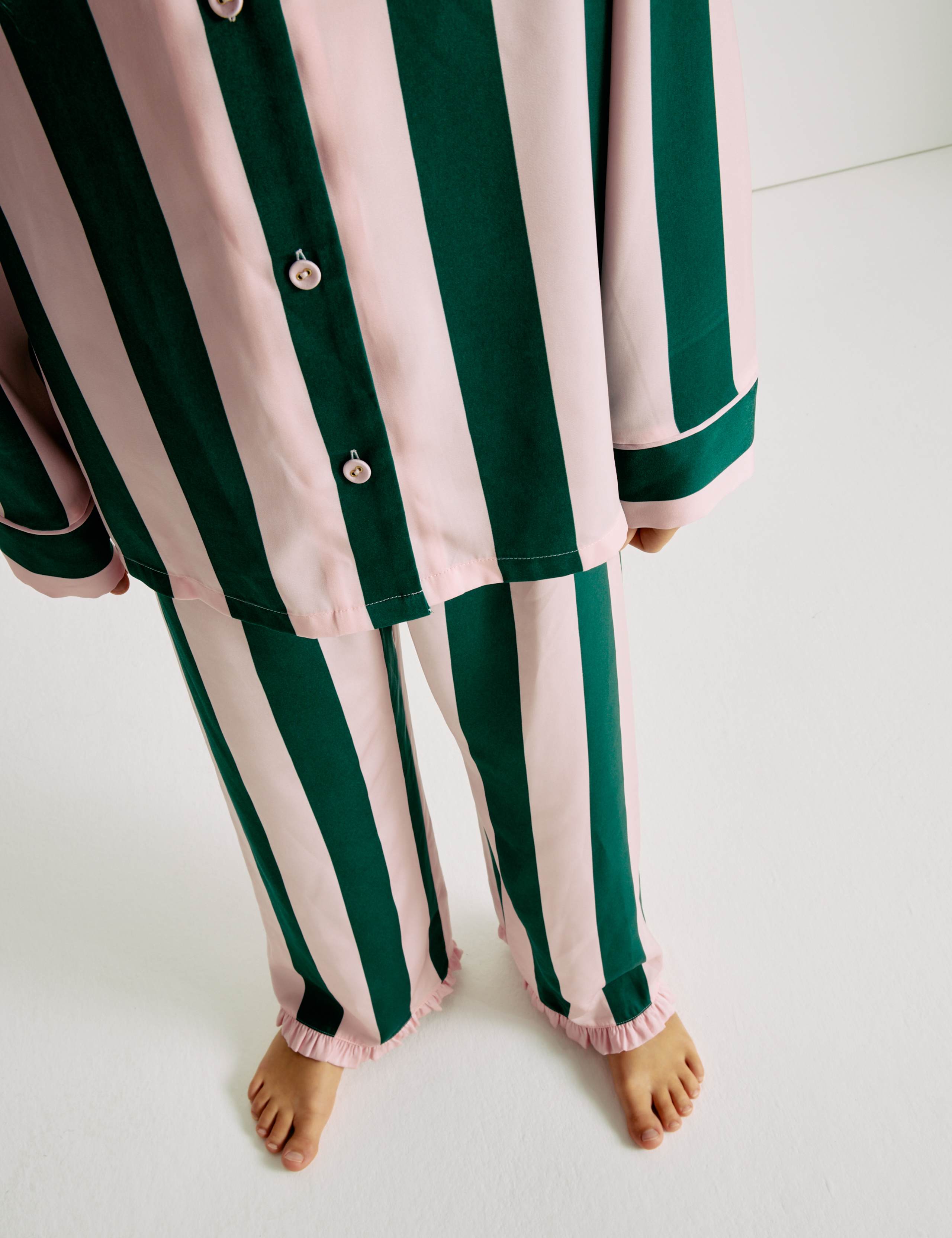 Satin Striped Pyjamas (3-16 Yrs) 6 of 6