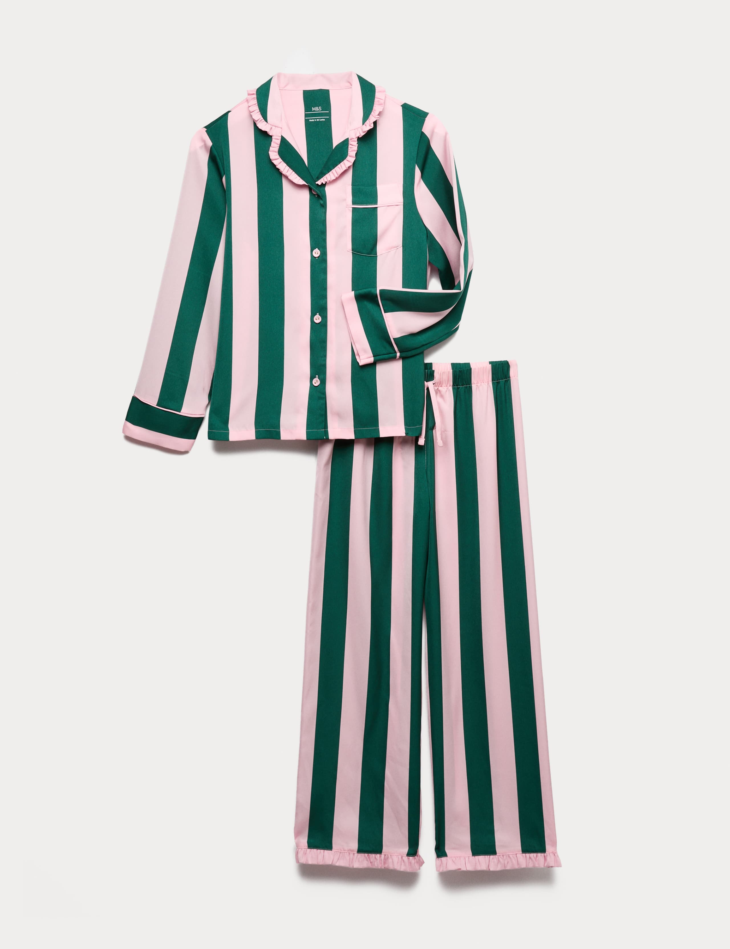 Satin Striped Pyjamas (3-16 Yrs) 2 of 6