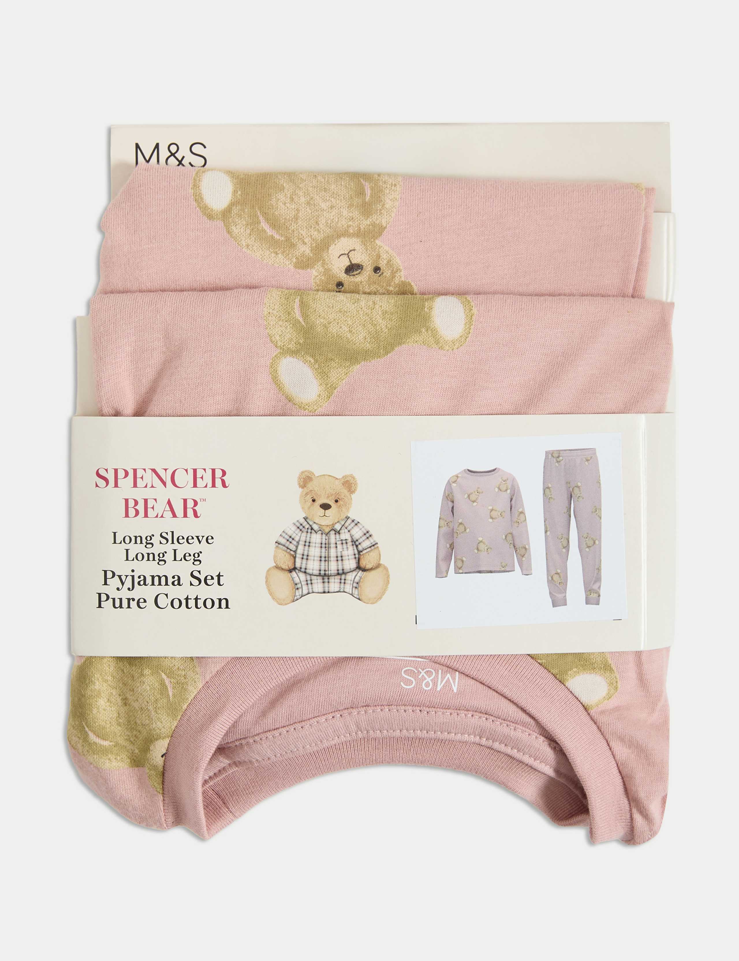 Pure Cotton Spencer Bear™ Pyjamas (1-16 Yrs) 2 of 2