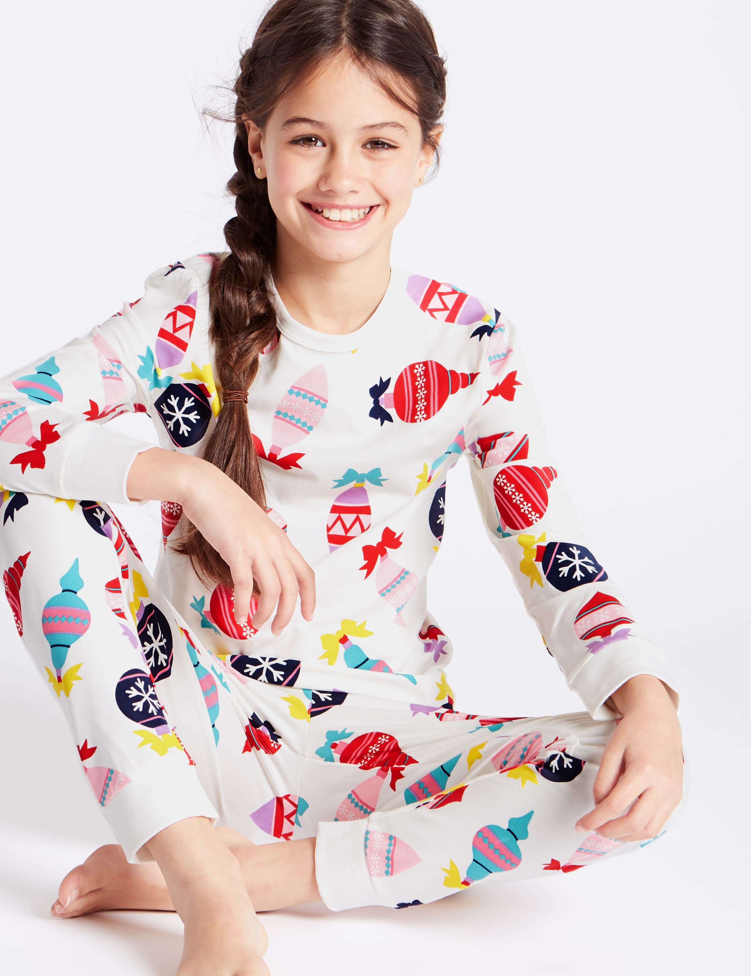 All Over Print Cotton Pyjamas with Stretch (1-16 Years) 1 of 6