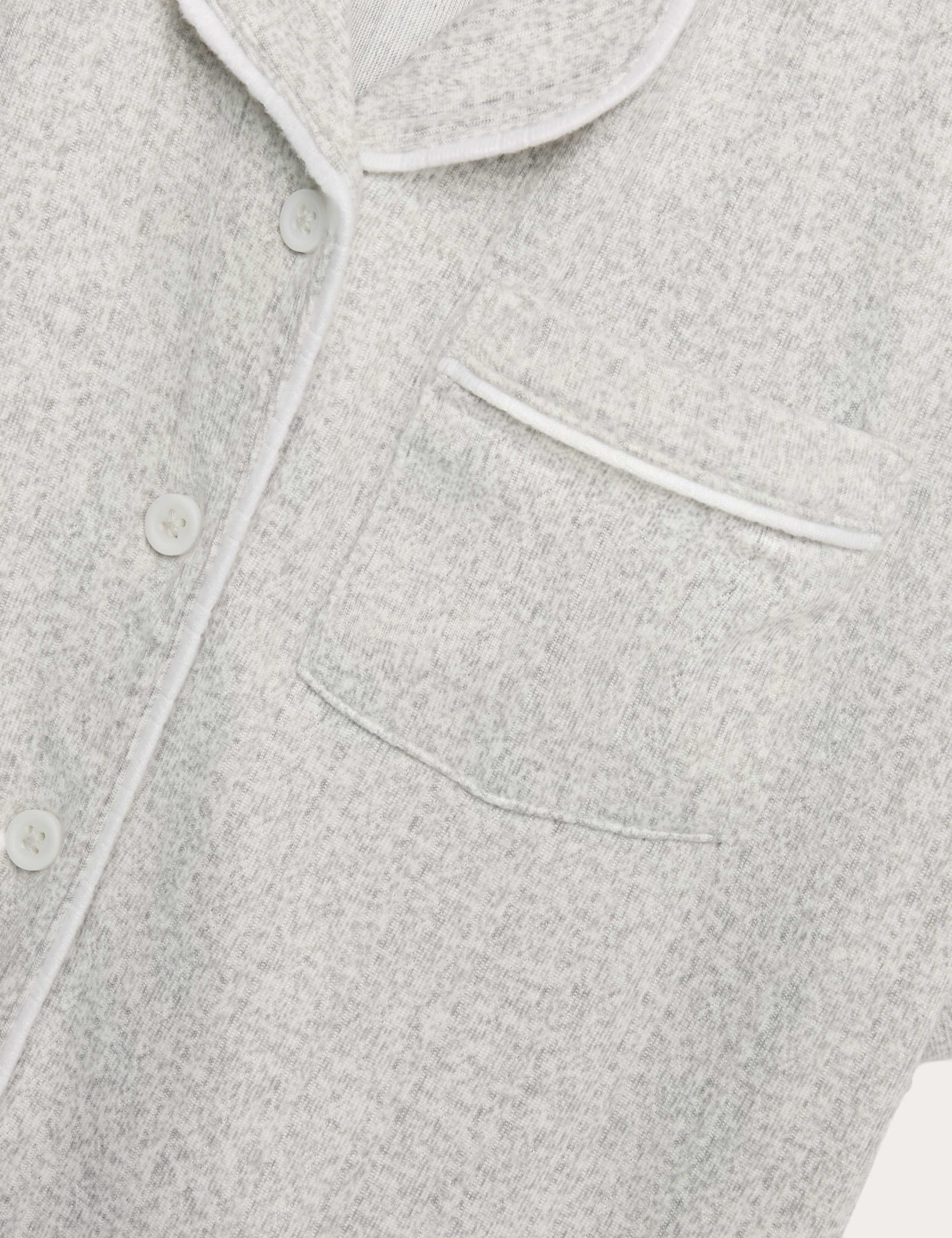 Brushed Pointelle Revere Pyjamas (1-8 Years) 2 of 3