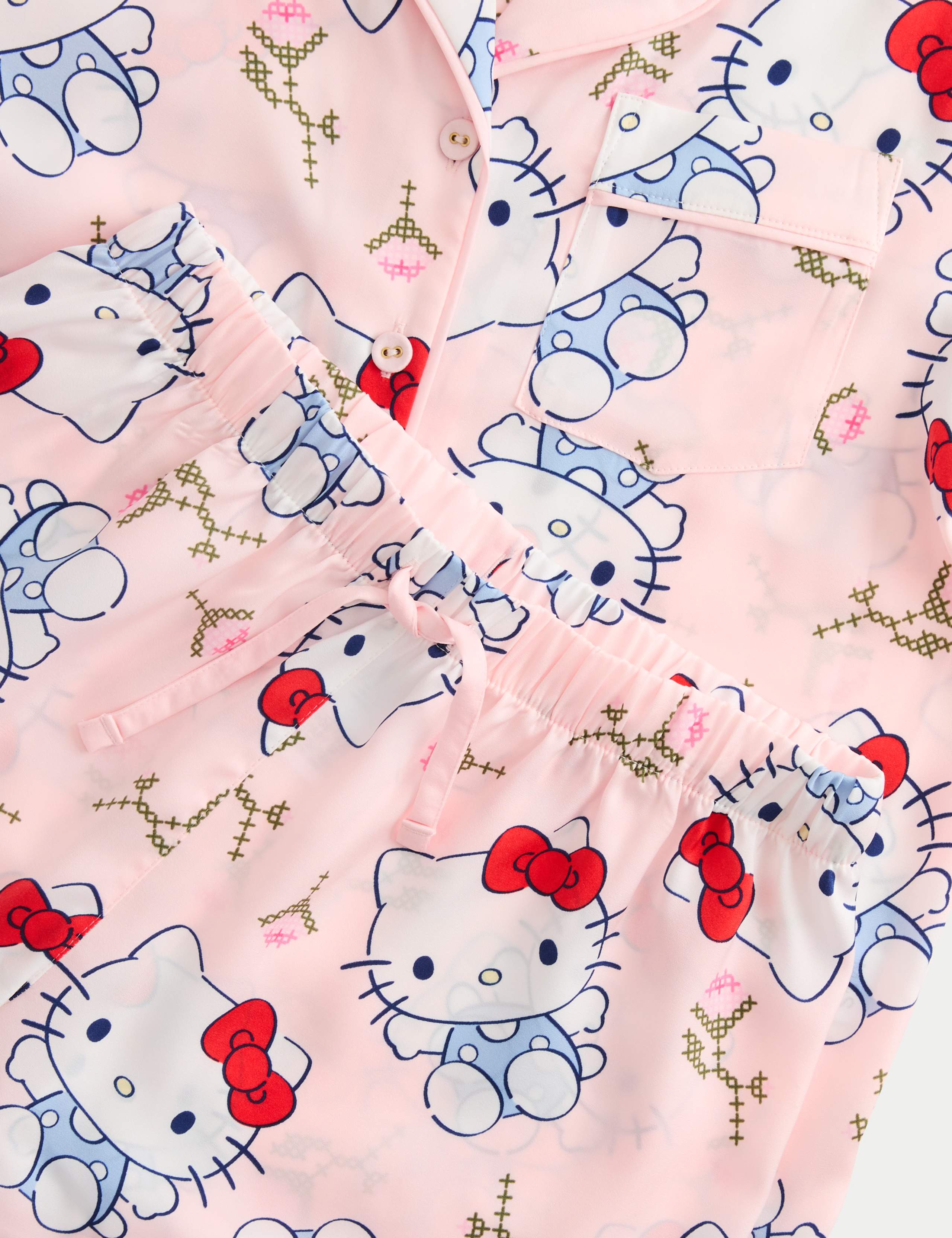 Hello Kitty™ Satin Pyjamas (6-16 Yrs) 2 of 2