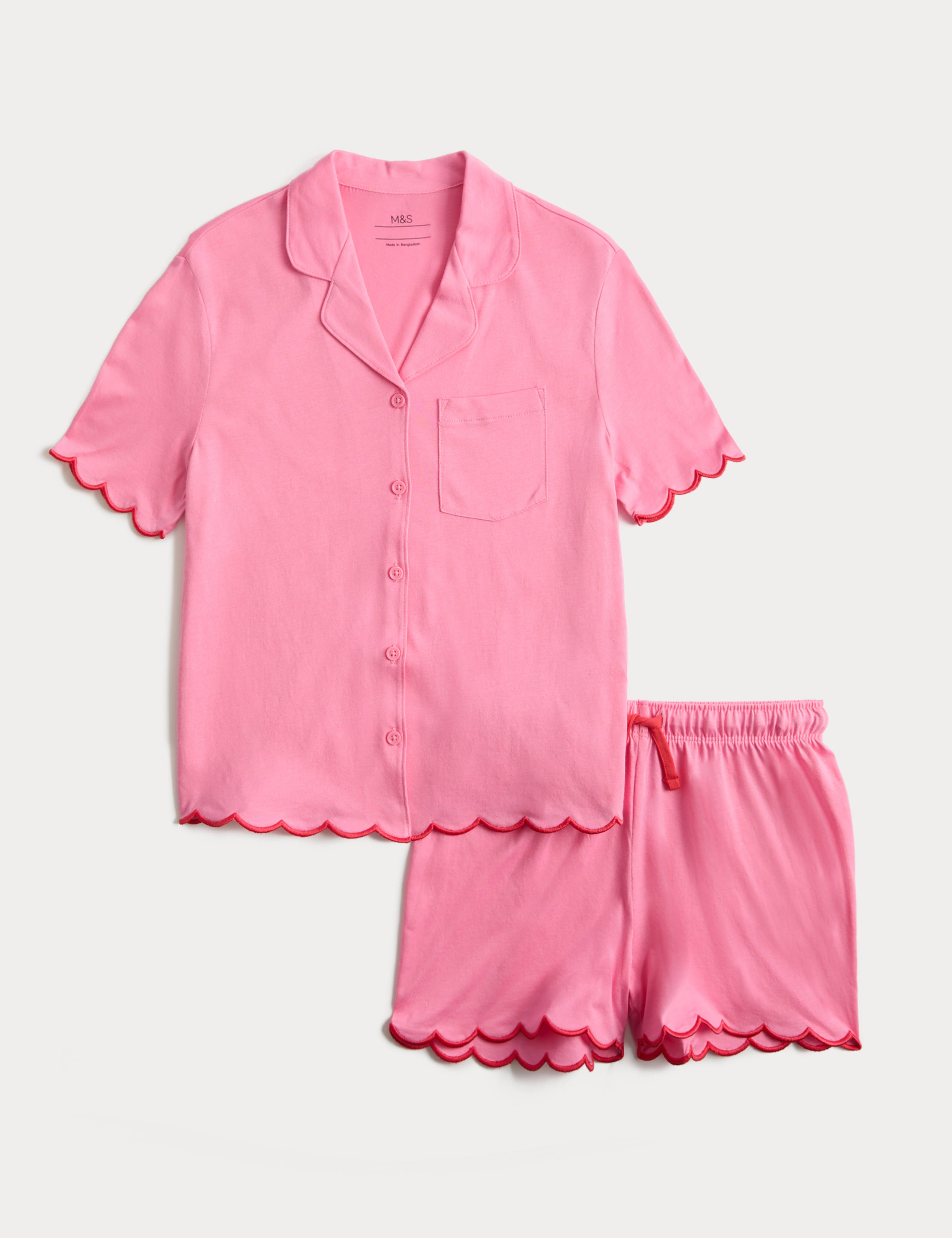 Kids' Cotton Modal Short Pyjamas (6-16 Yrs) 1 of 2