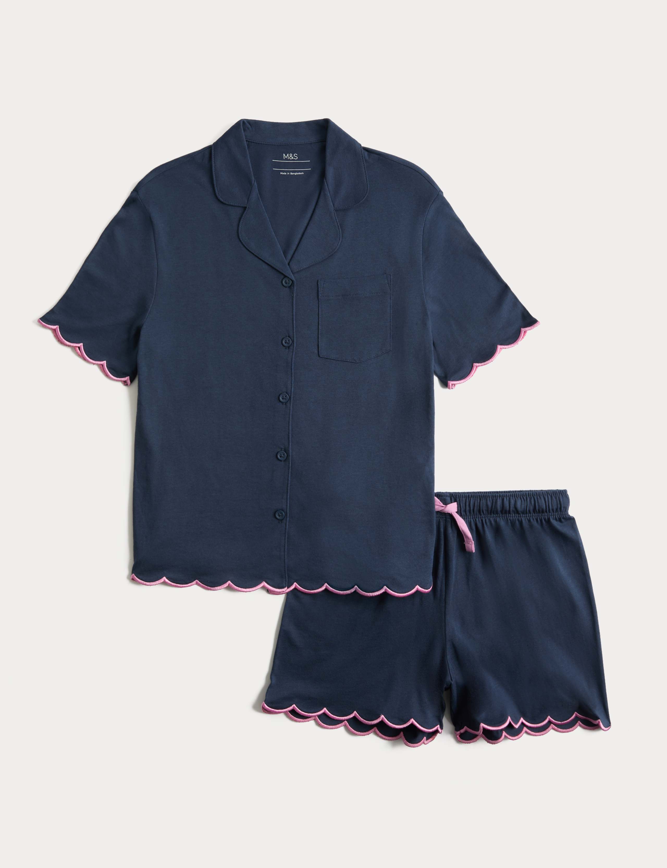 Cotton Modal Short Pyjamas (6-16 Yrs) 1 of 2