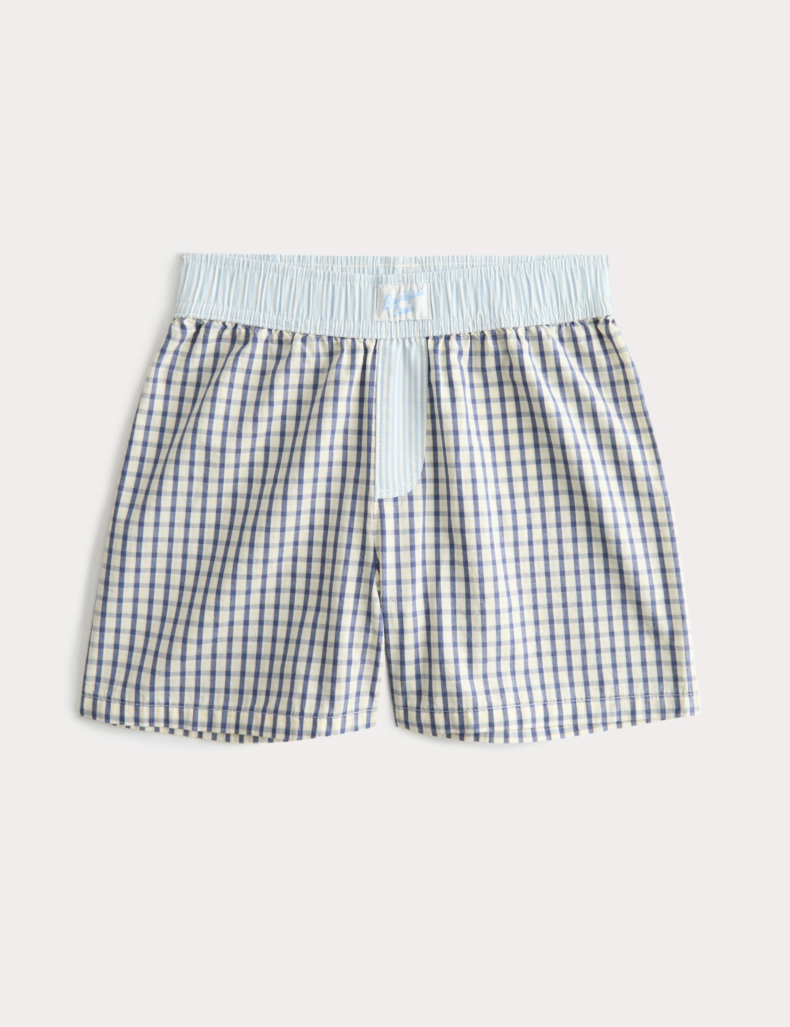 Woven Gingham Pyjama Shorts (6-16 Yrs) 1 of 1