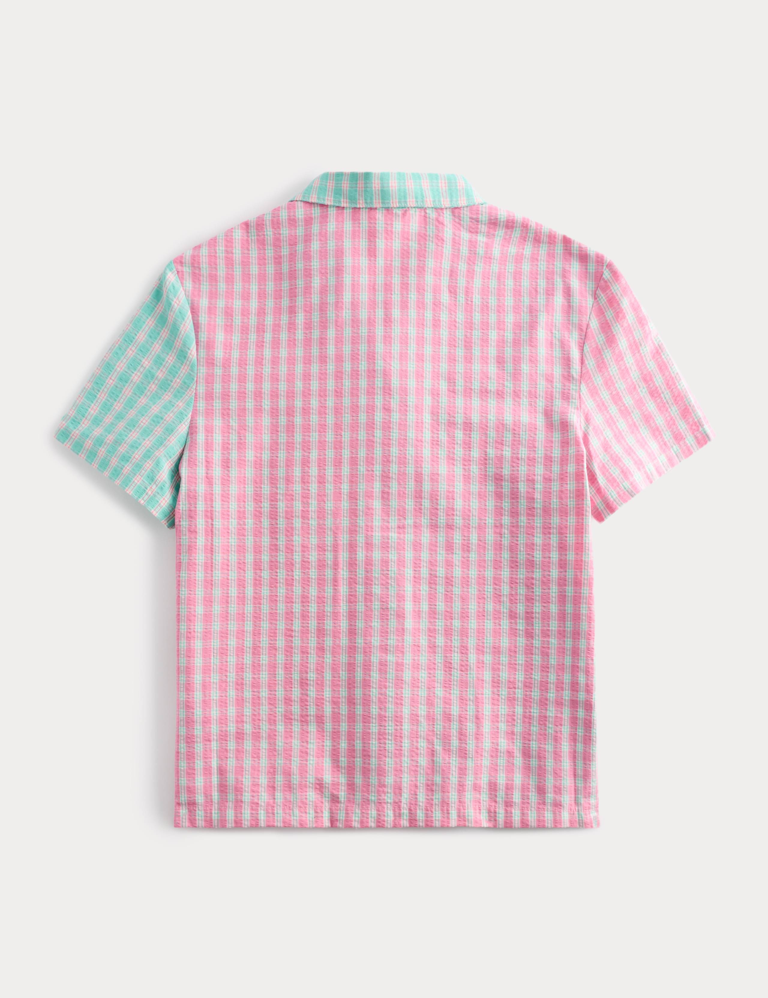 Pure Cotton Checked Pyjamas (6-16 Yrs) 2 of 2