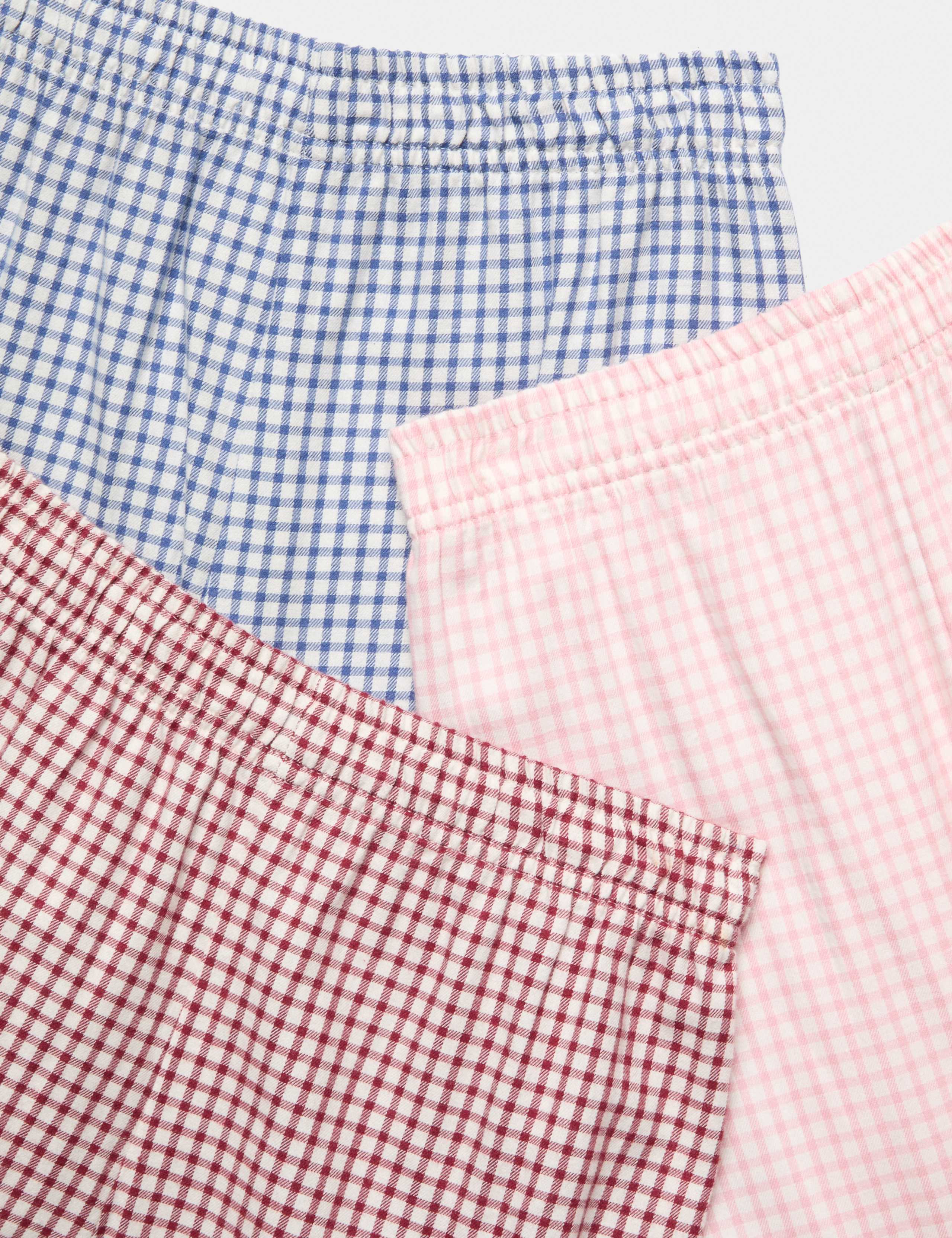 3 Pack Ribbed Check Pyjama Sets (6-16 Yrs) 3 of 3