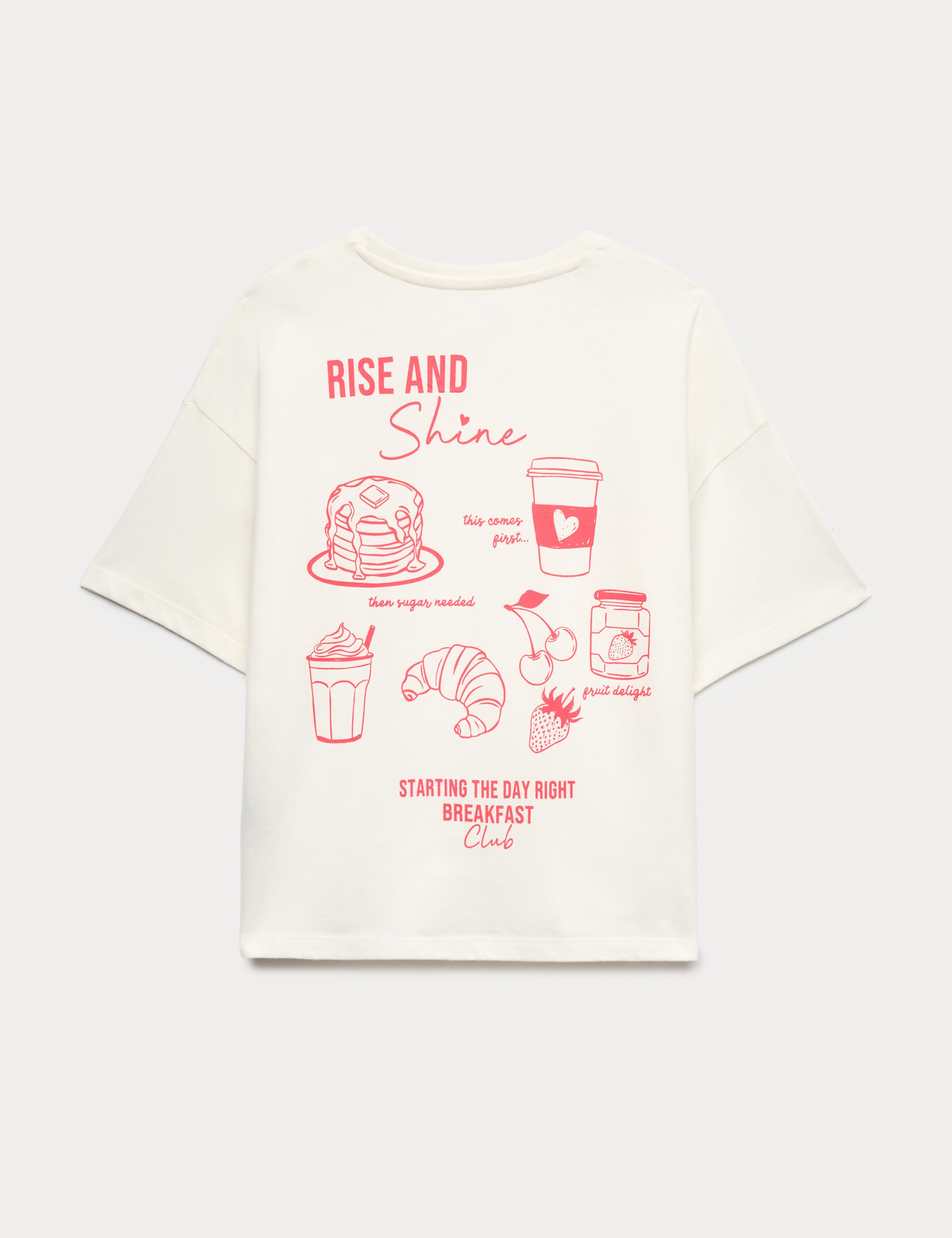 Pure Cotton Rise and Shine Short Pyjamas (6-16 Yrs) 2 of 2