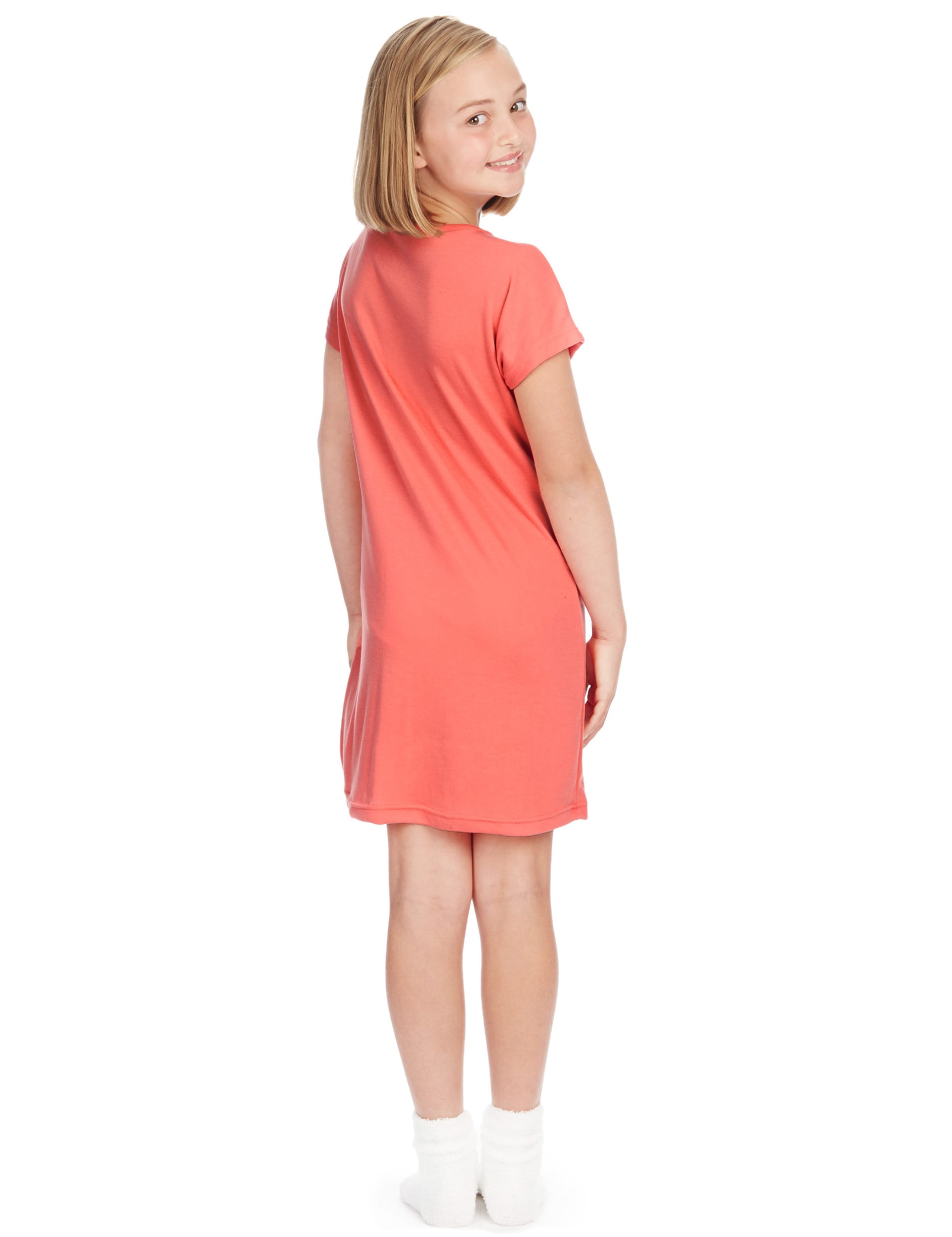 2 Pack Assorted Nightdresses with StayNEW™ (6-16 Years) 3 of 5