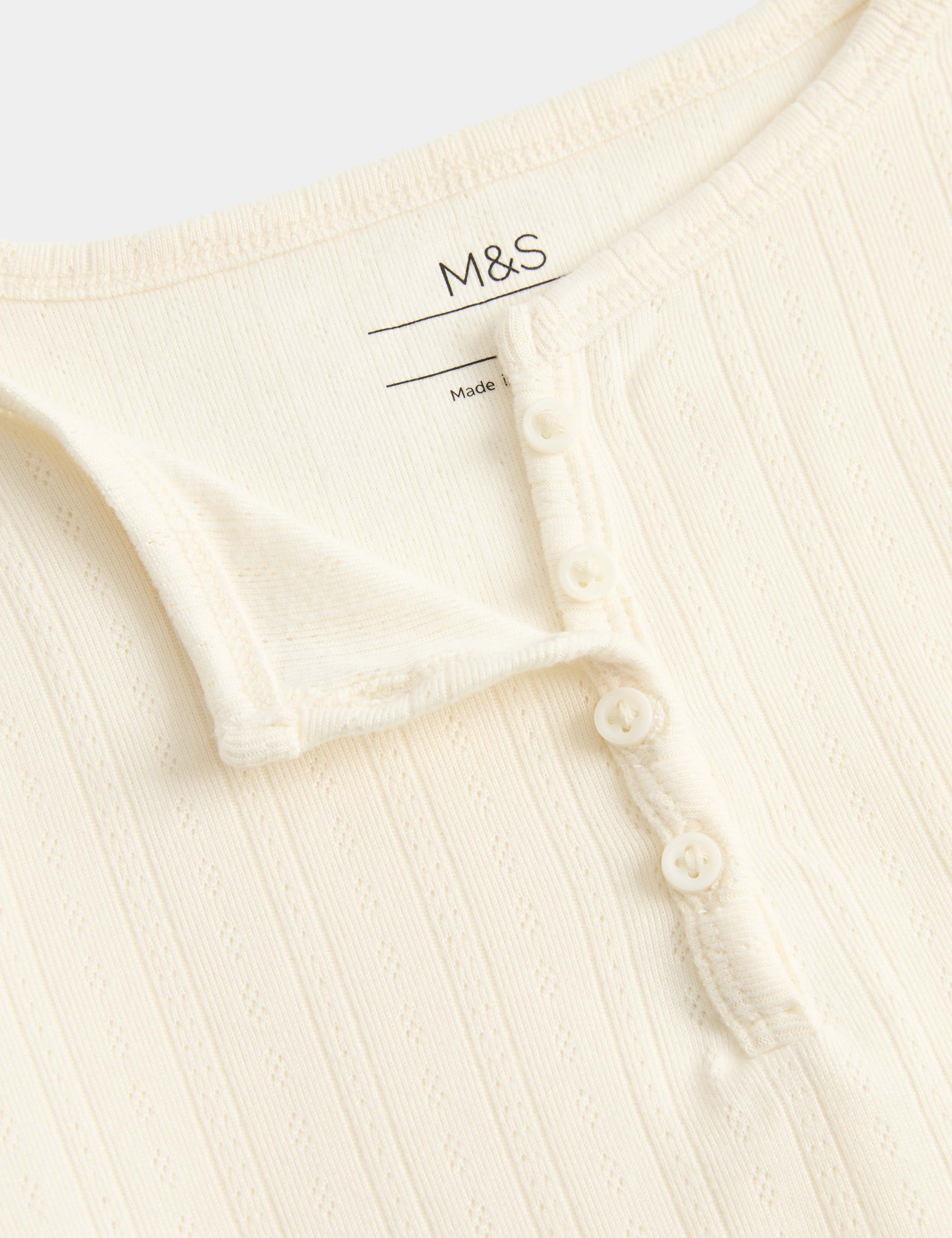 Long Sleeve Button Up Pyjama Top (6-16 Yrs) 2 of 2