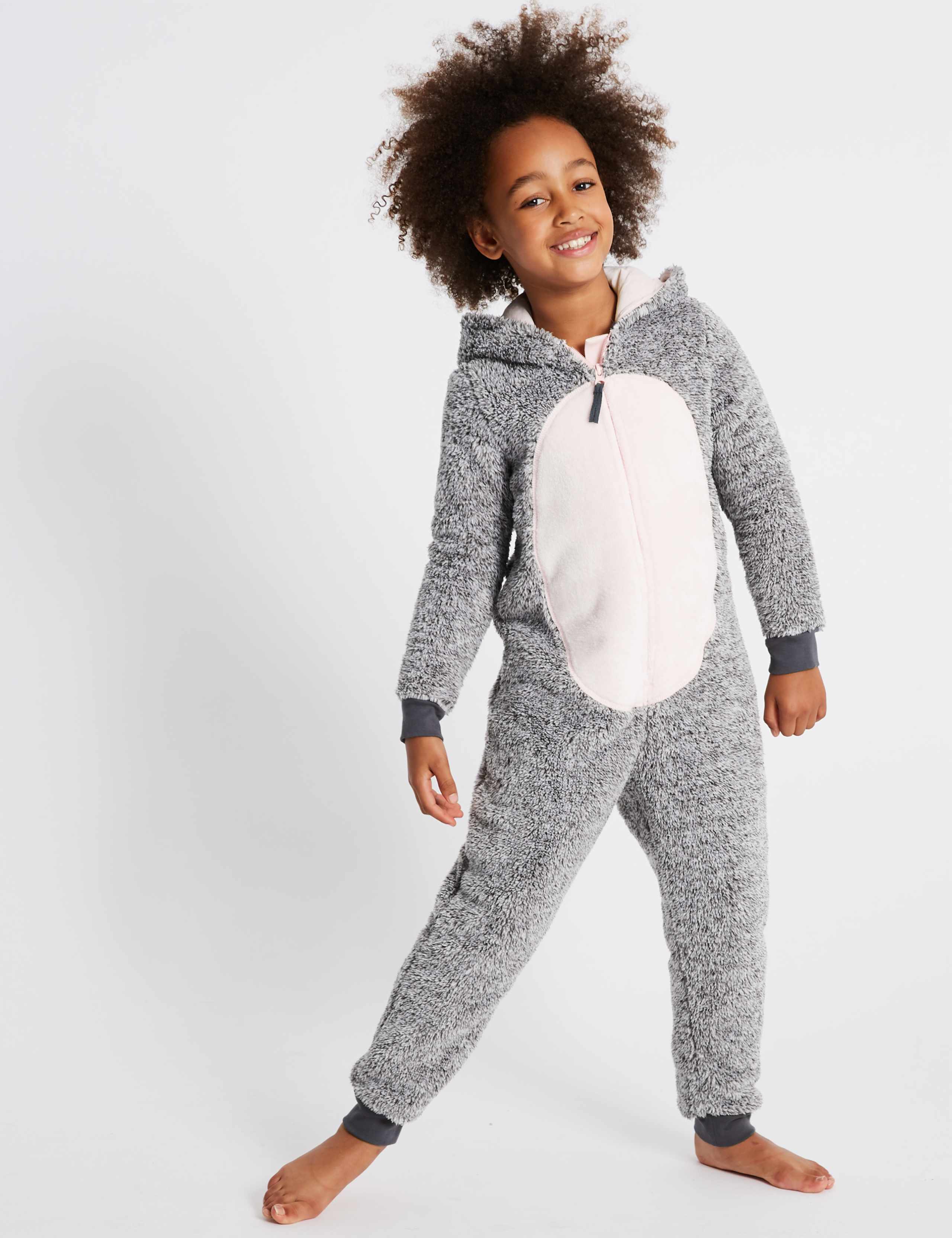 Bunny Hooded Onesie (1-16 Years) 5 of 8