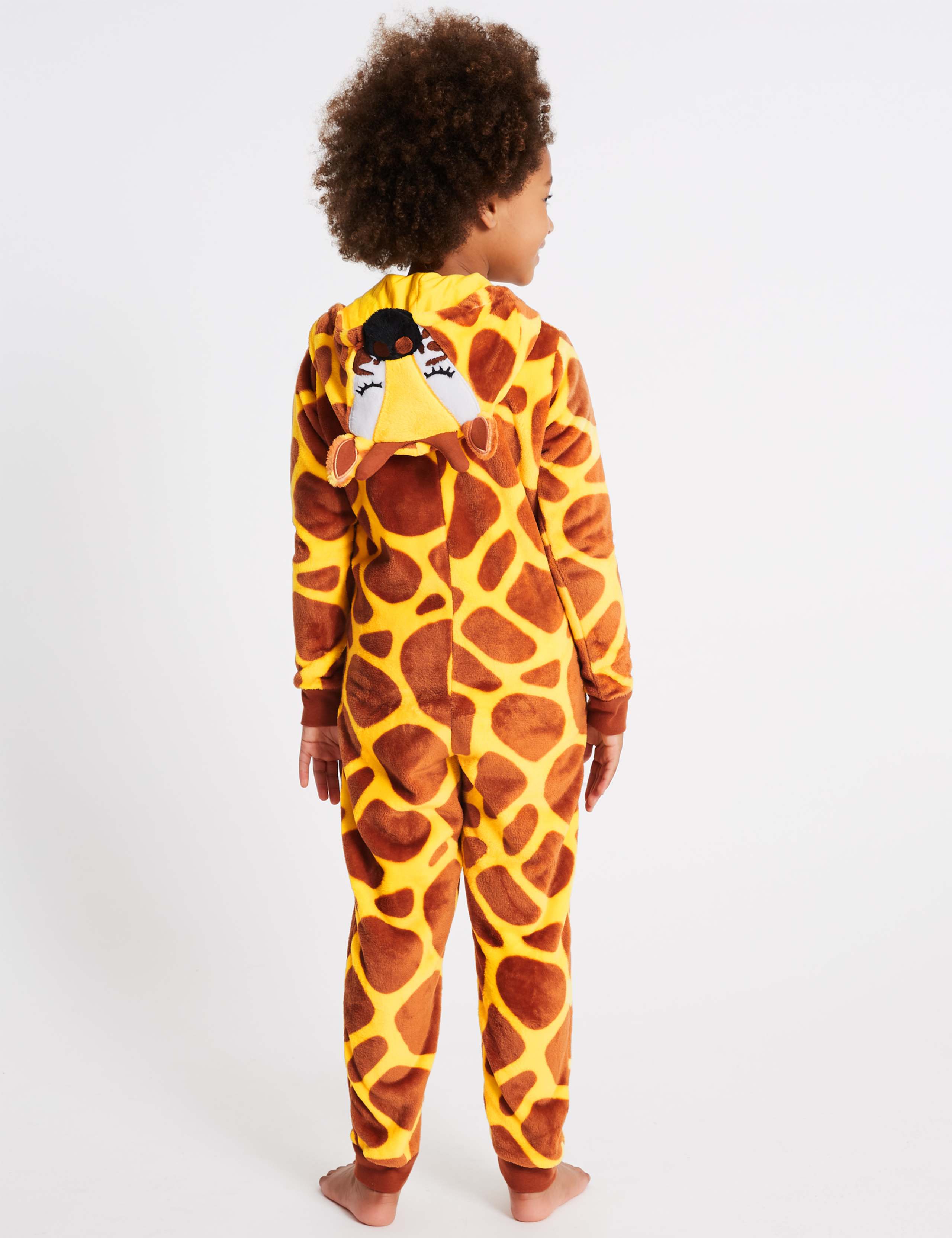 Giraffe Print Hooded Onesie (1-16 Years) 5 of 7
