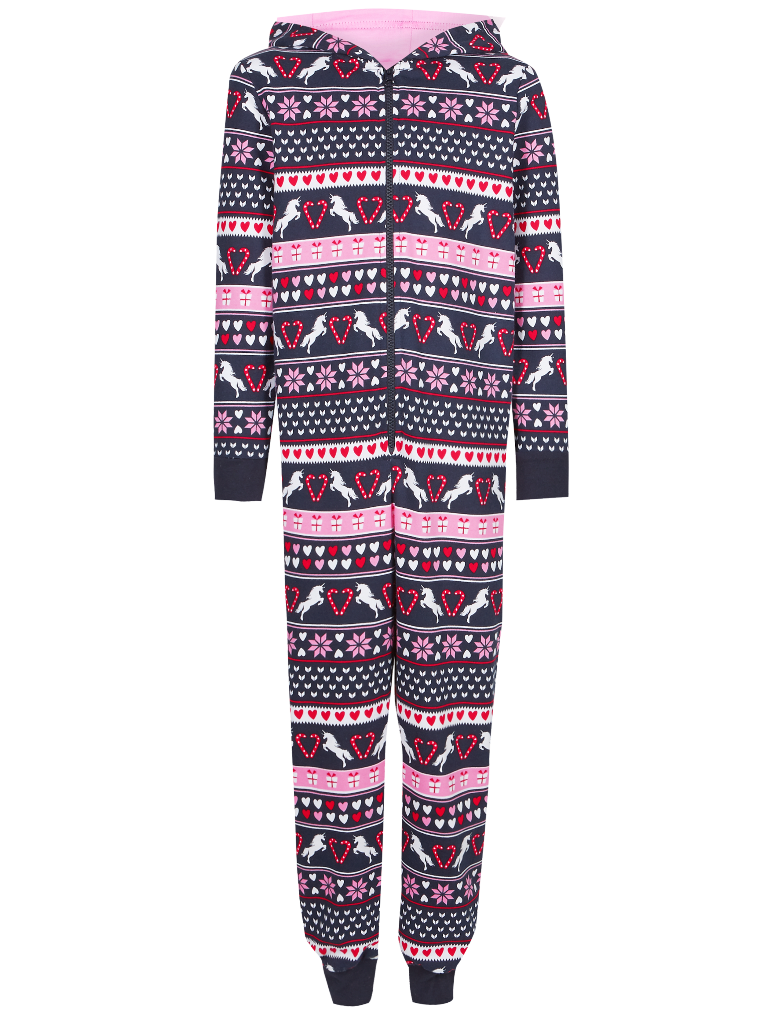 Pure Cotton Fairisle Onesie (1-16 Years) 4 of 5