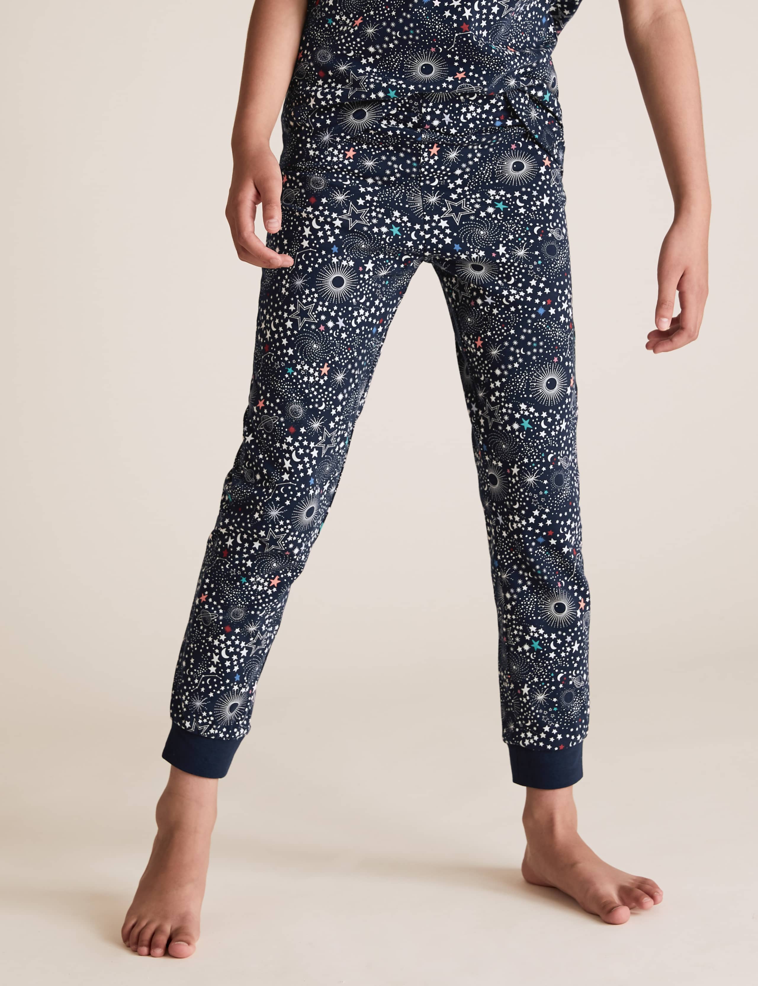 2 Pack Cotton Unicorn & Stars Pyjama Sets (6-16 Yrs) 6 of 6
