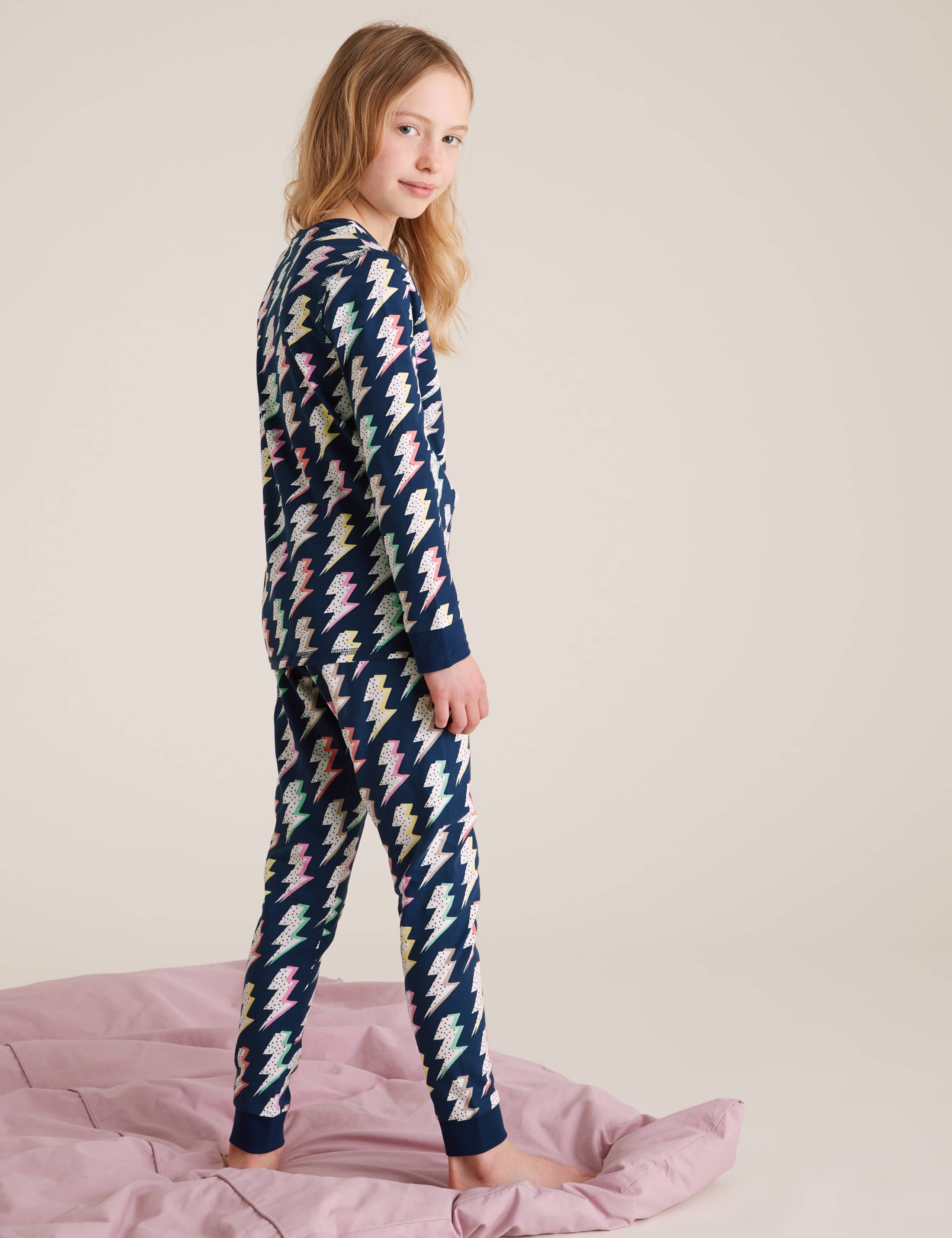 Cotton Printed Pyjama Set (7-16 Yrs) 3 of 4