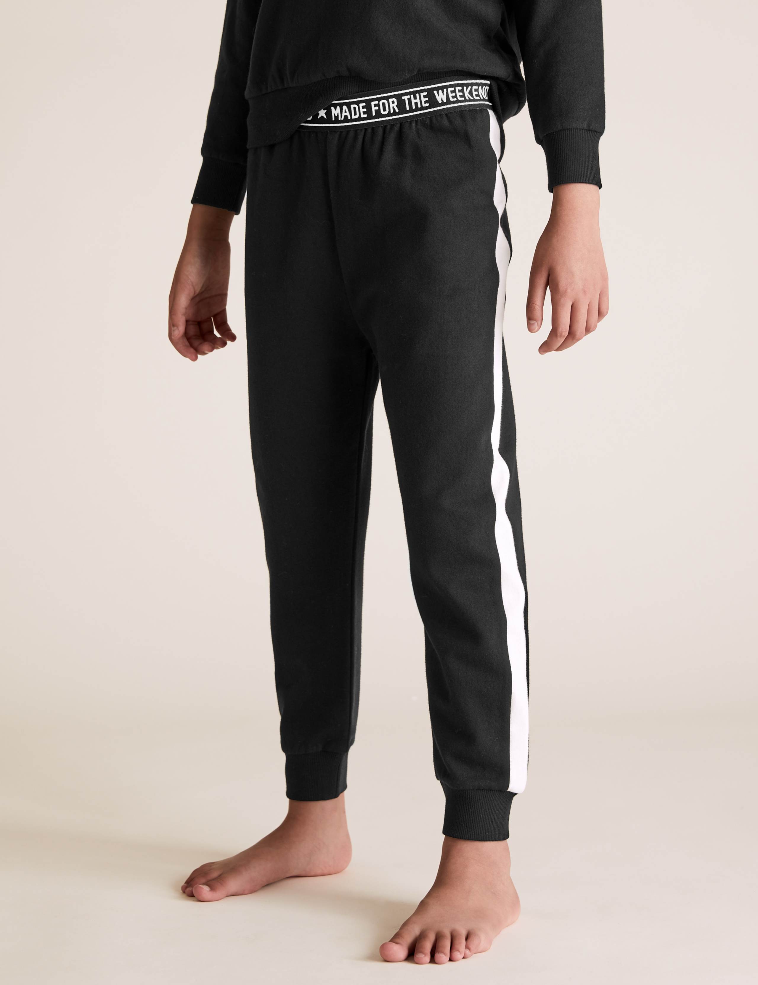 Slogan Lounge Pyjama Set (6-16 Yrs) 4 of 4