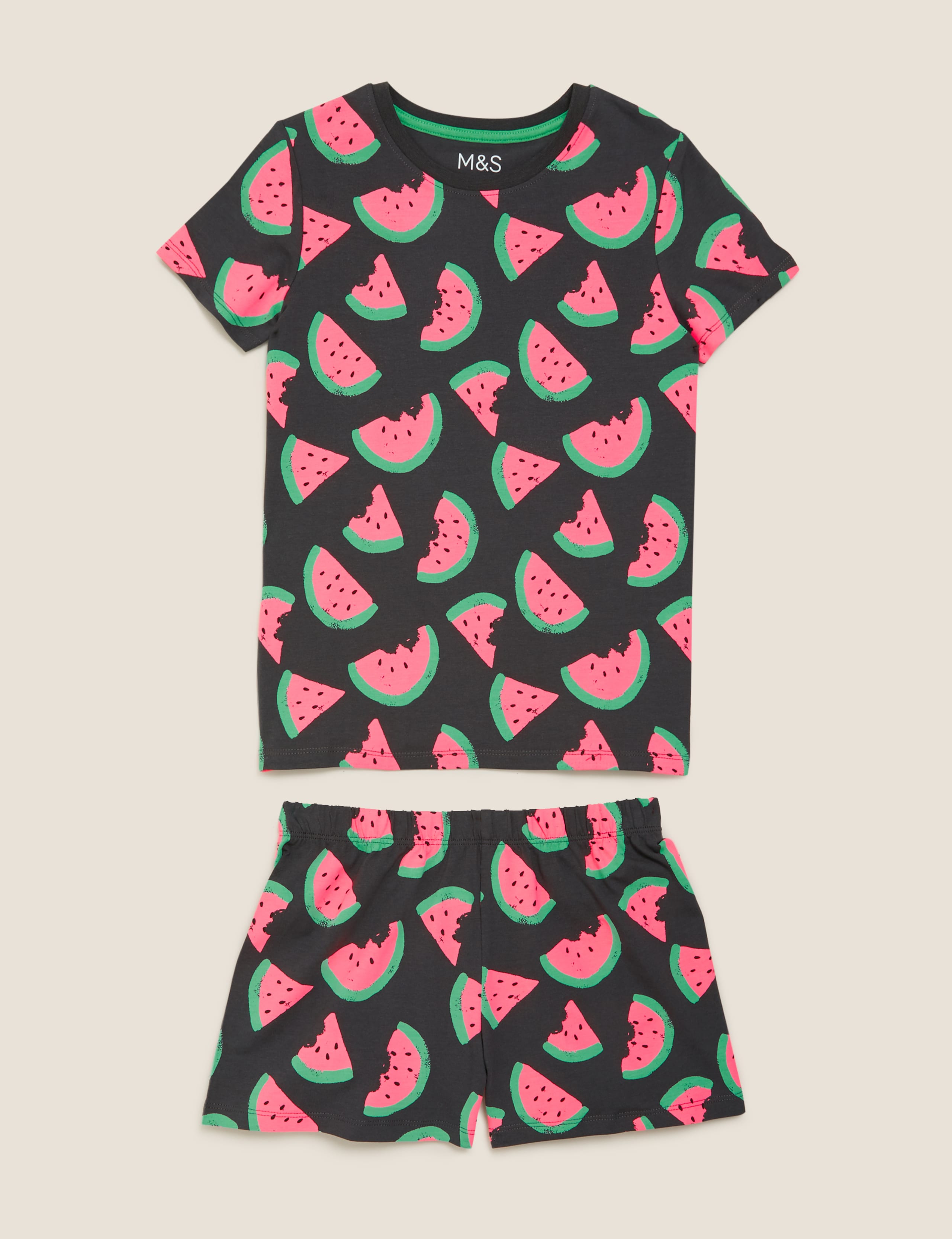 Cotton Watermelon Short Pyjamas (7-16 Yrs) 2 of 4