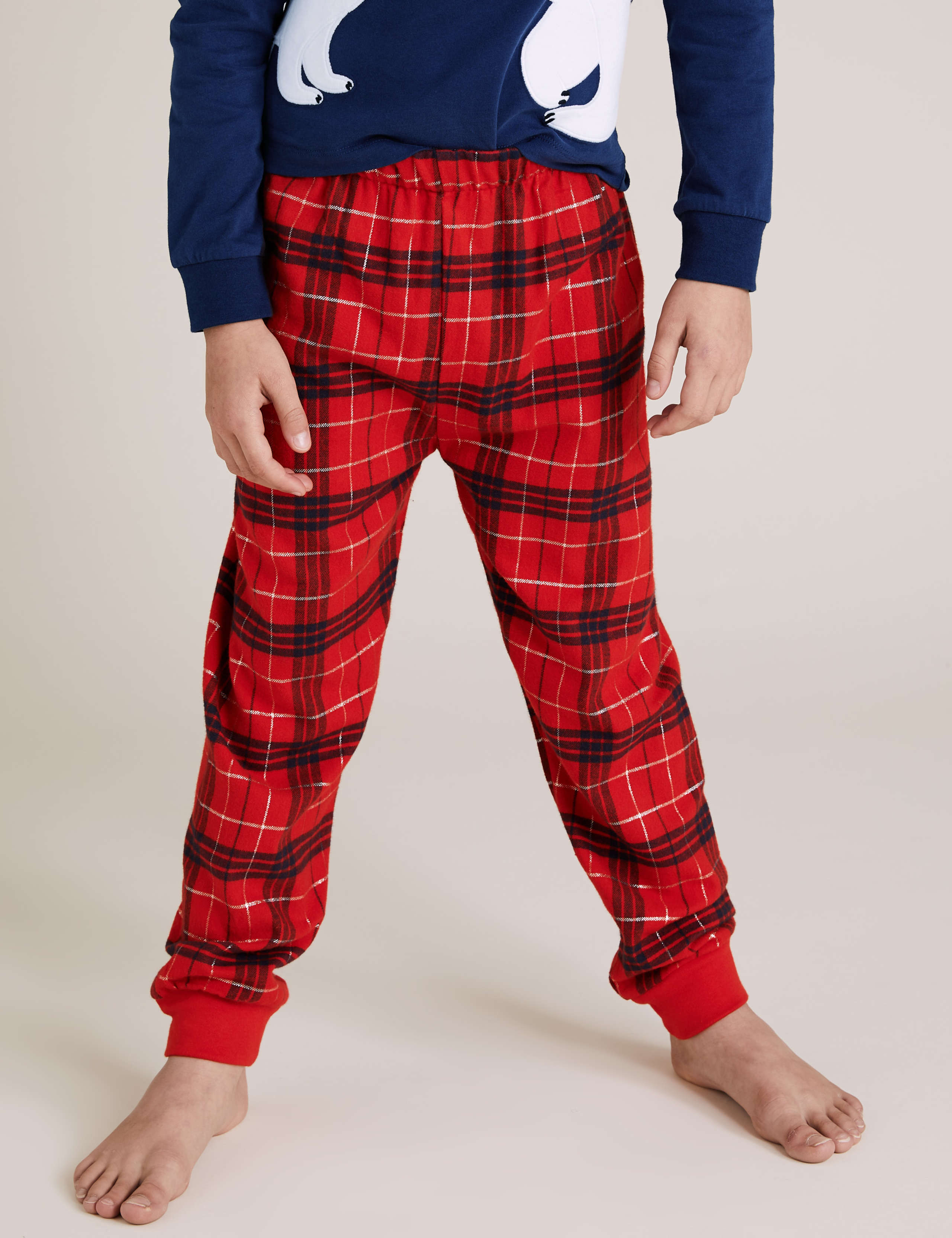 Cotton Polar Bear Pyjama Set (6-16 Yrs) 4 of 4