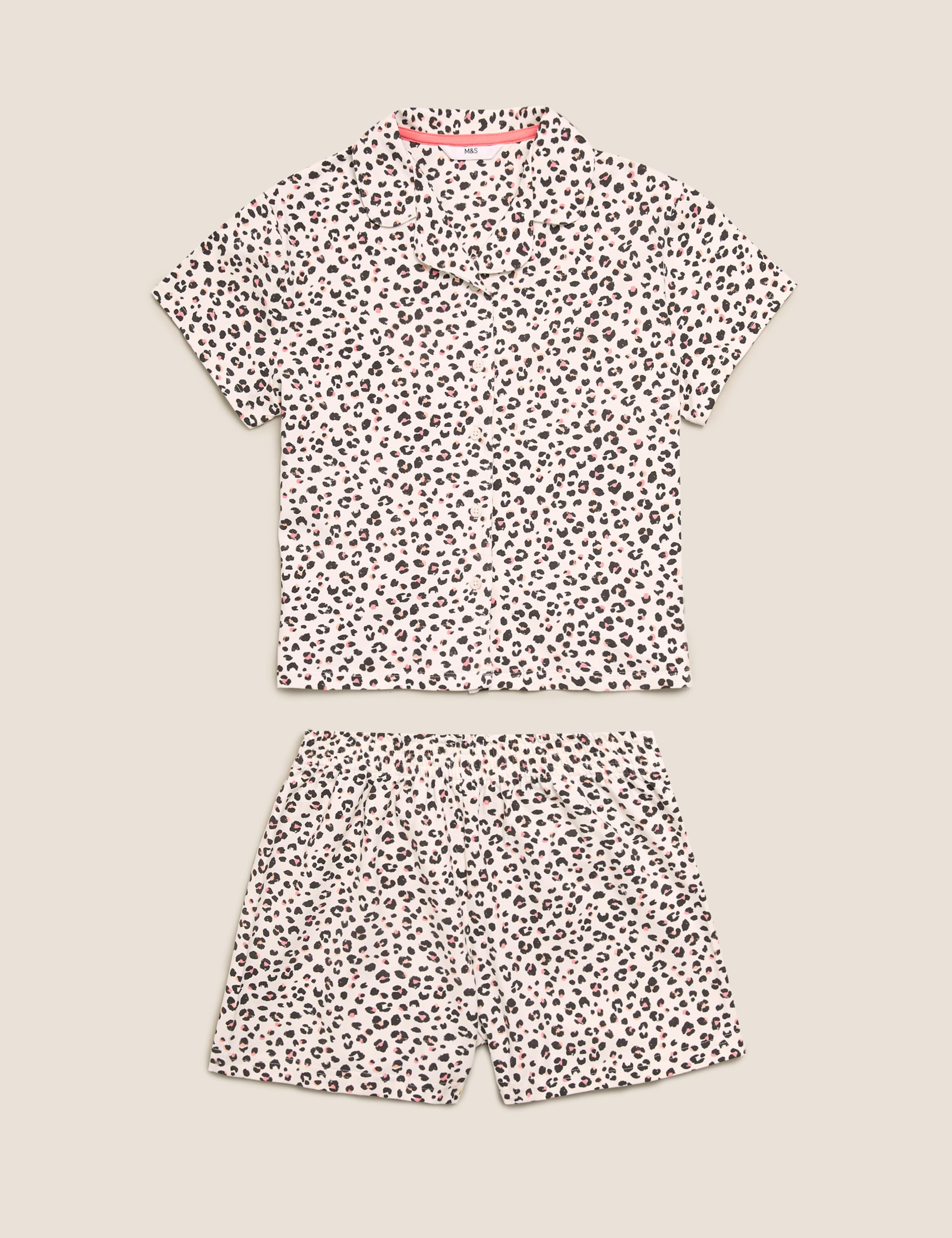 Cotton Leopard Short Pyjama Set (6-16 Yrs) 2 of 4