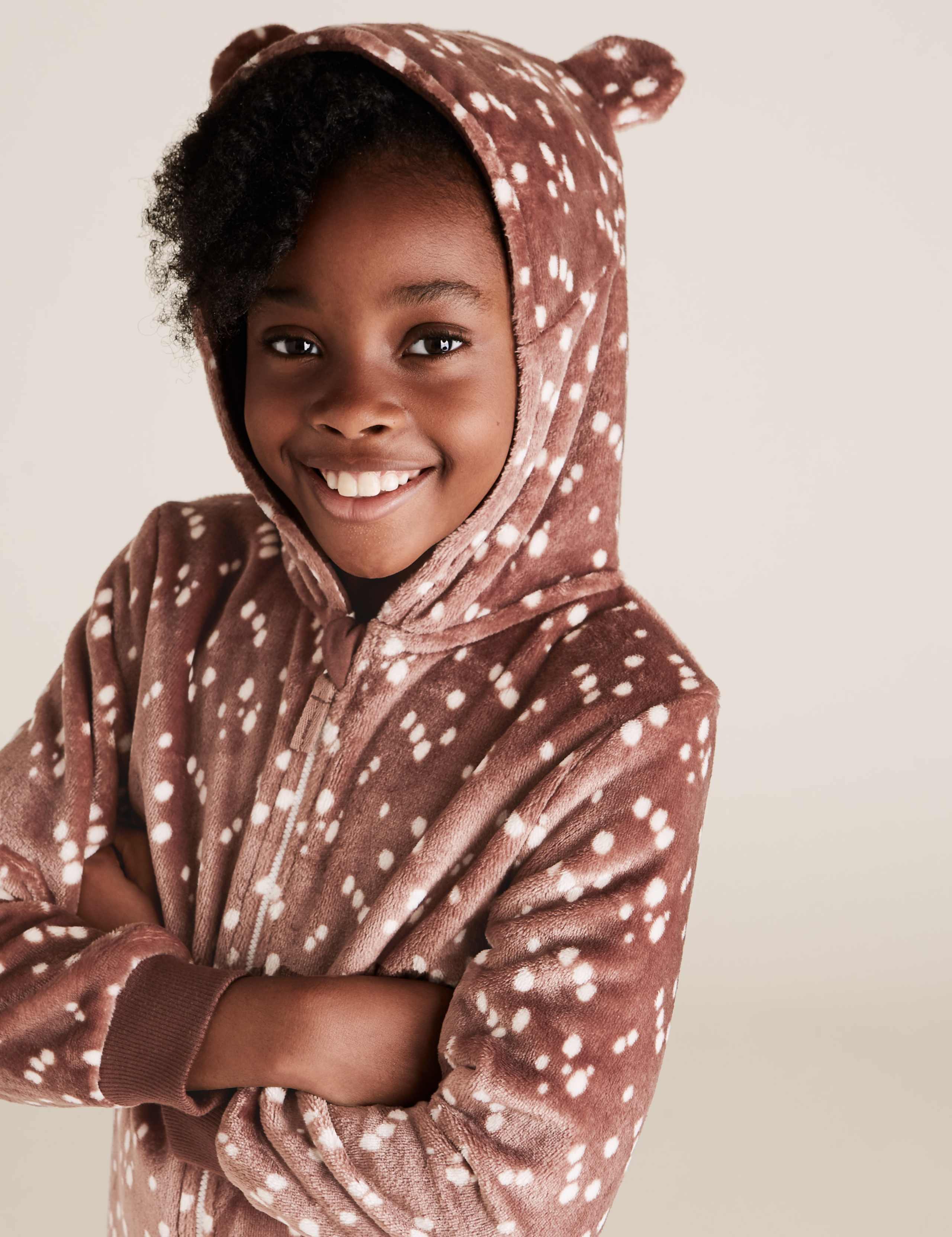 Fleece Patterned Onesie (6-16 Yrs) 3 of 4