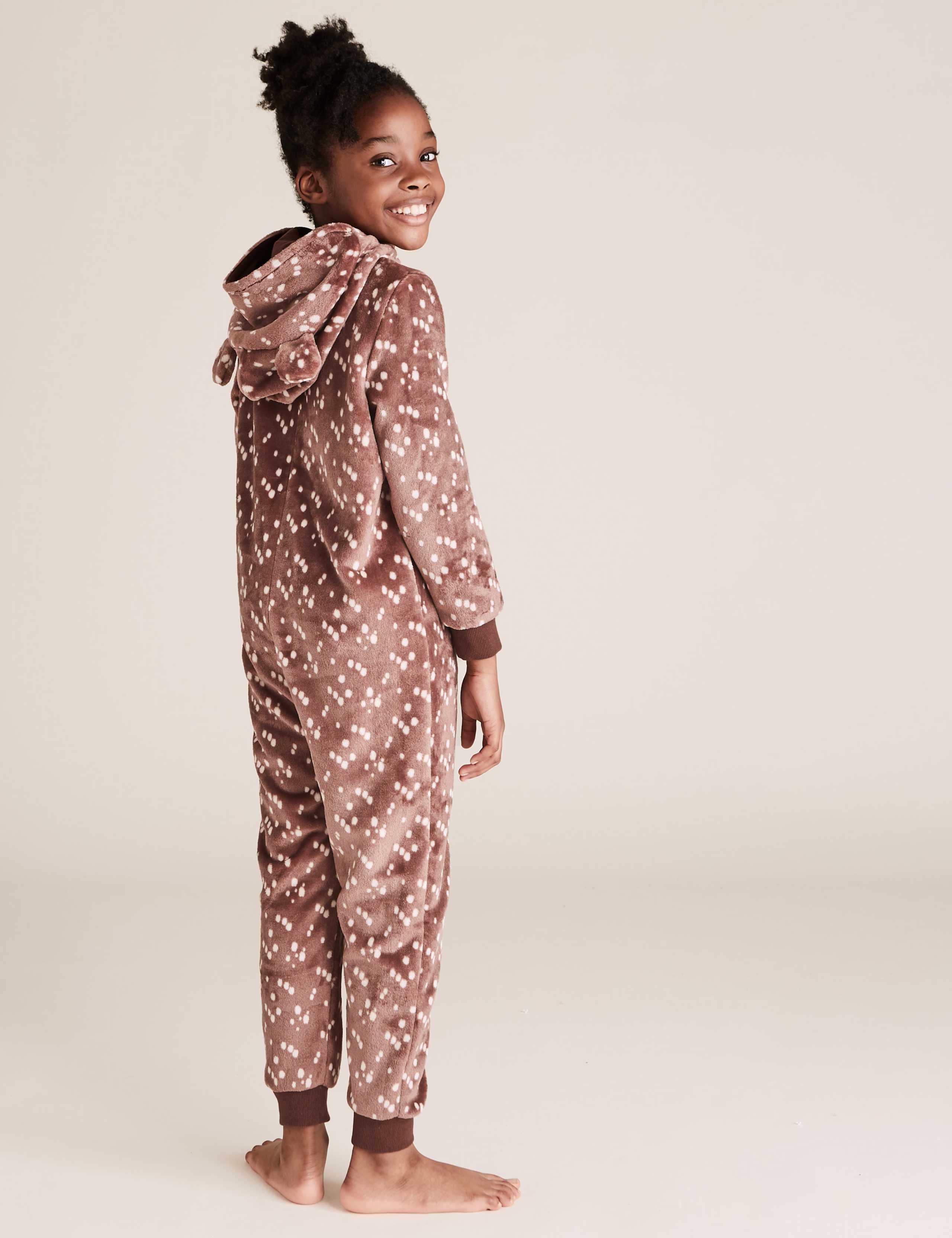 Fleece Patterned Onesie (6-16 Yrs) 4 of 4